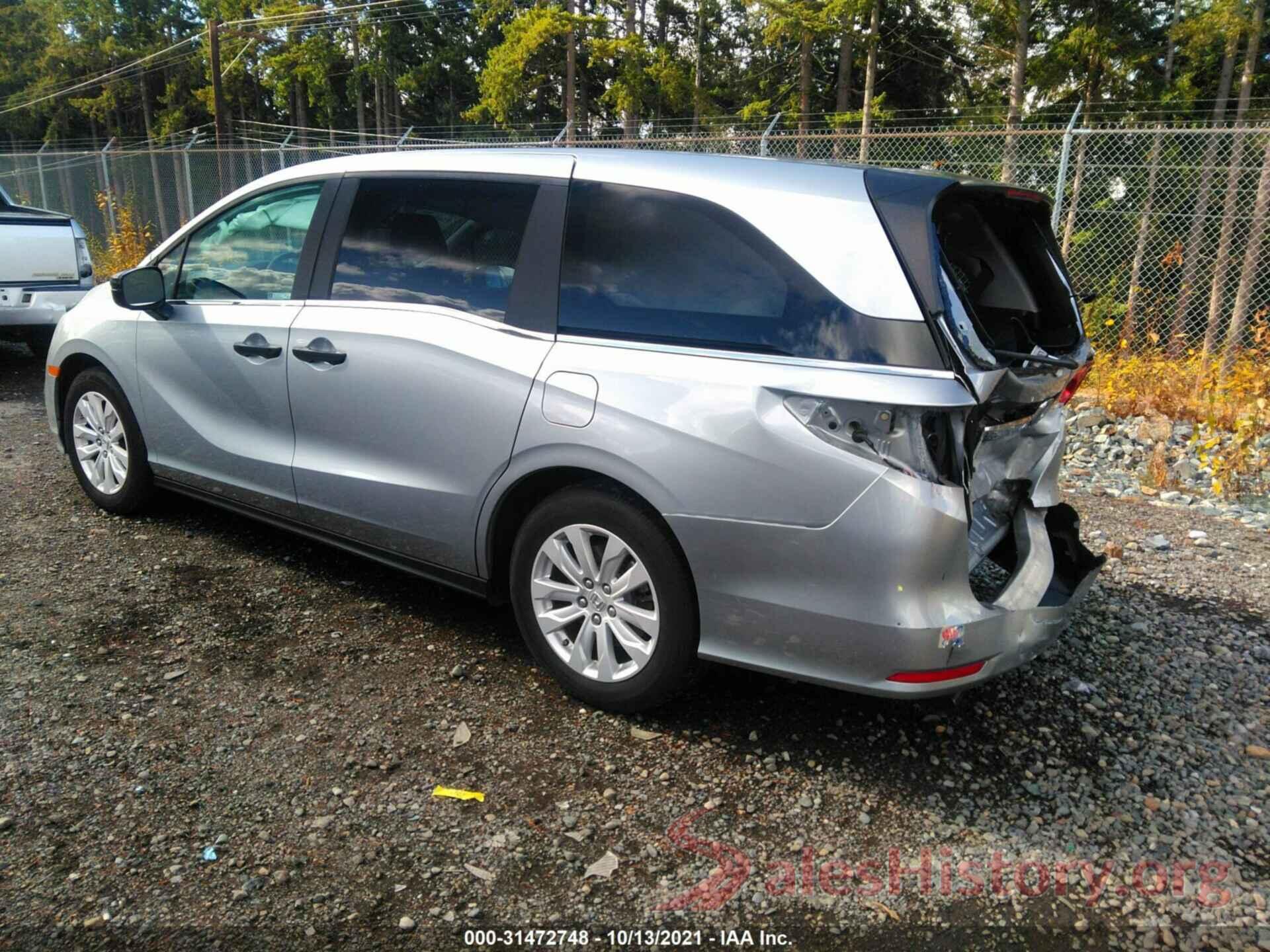 5FNRL6H22JB105908 2018 HONDA ODYSSEY