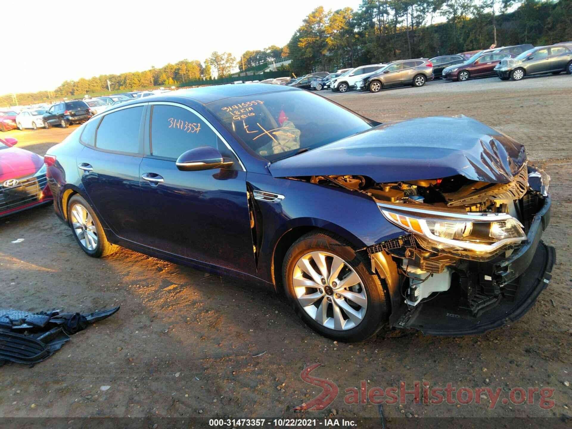 5XXGT4L37JG255652 2018 KIA OPTIMA