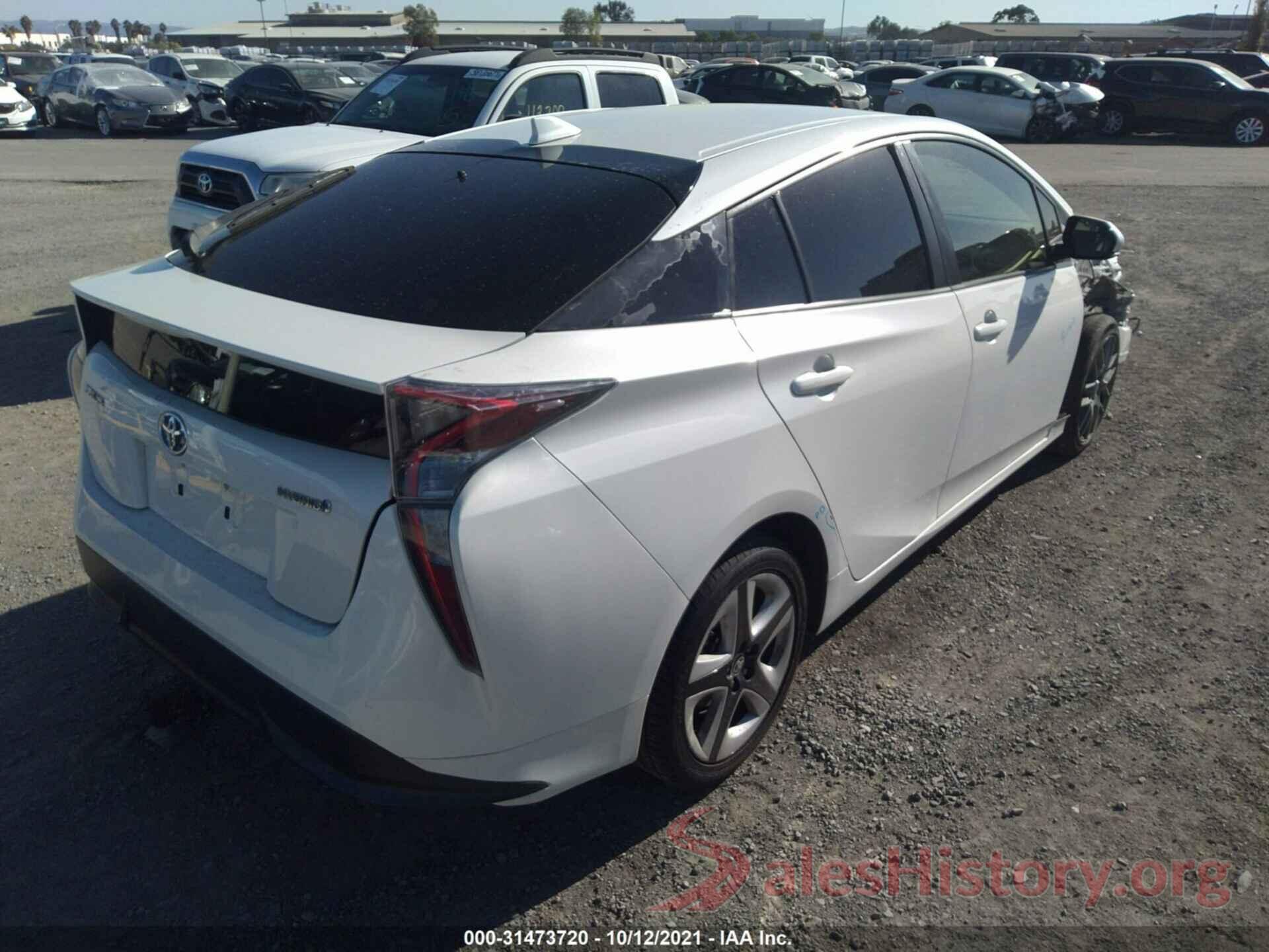 JTDKARFU4G3009913 2016 TOYOTA PRIUS