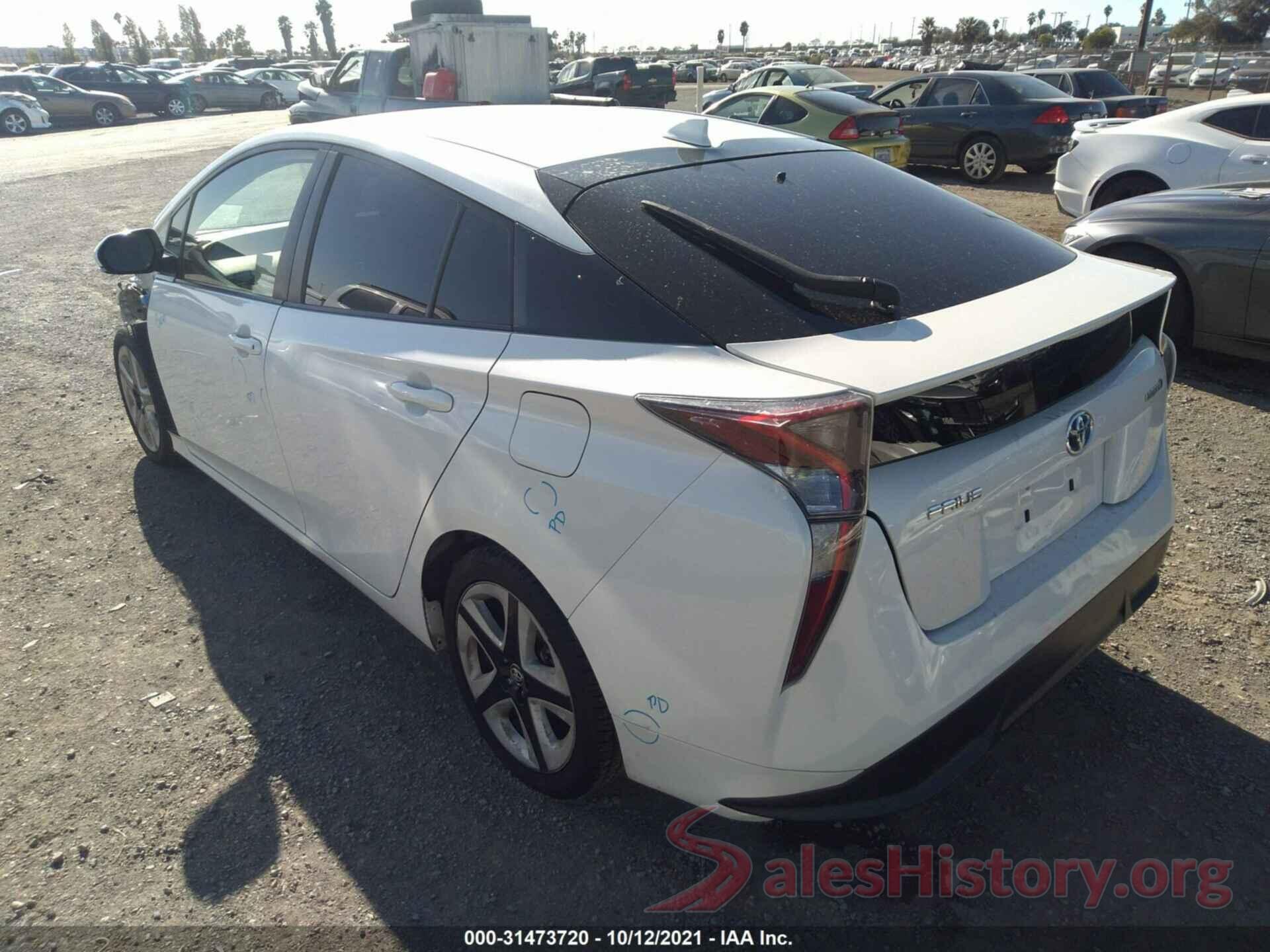 JTDKARFU4G3009913 2016 TOYOTA PRIUS