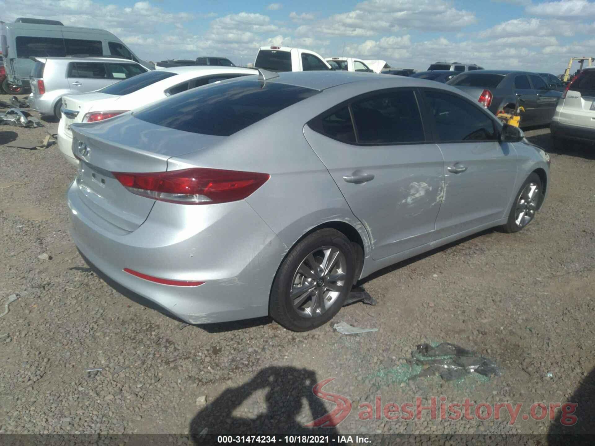 KMHD84LFXJU501985 2018 HYUNDAI ELANTRA