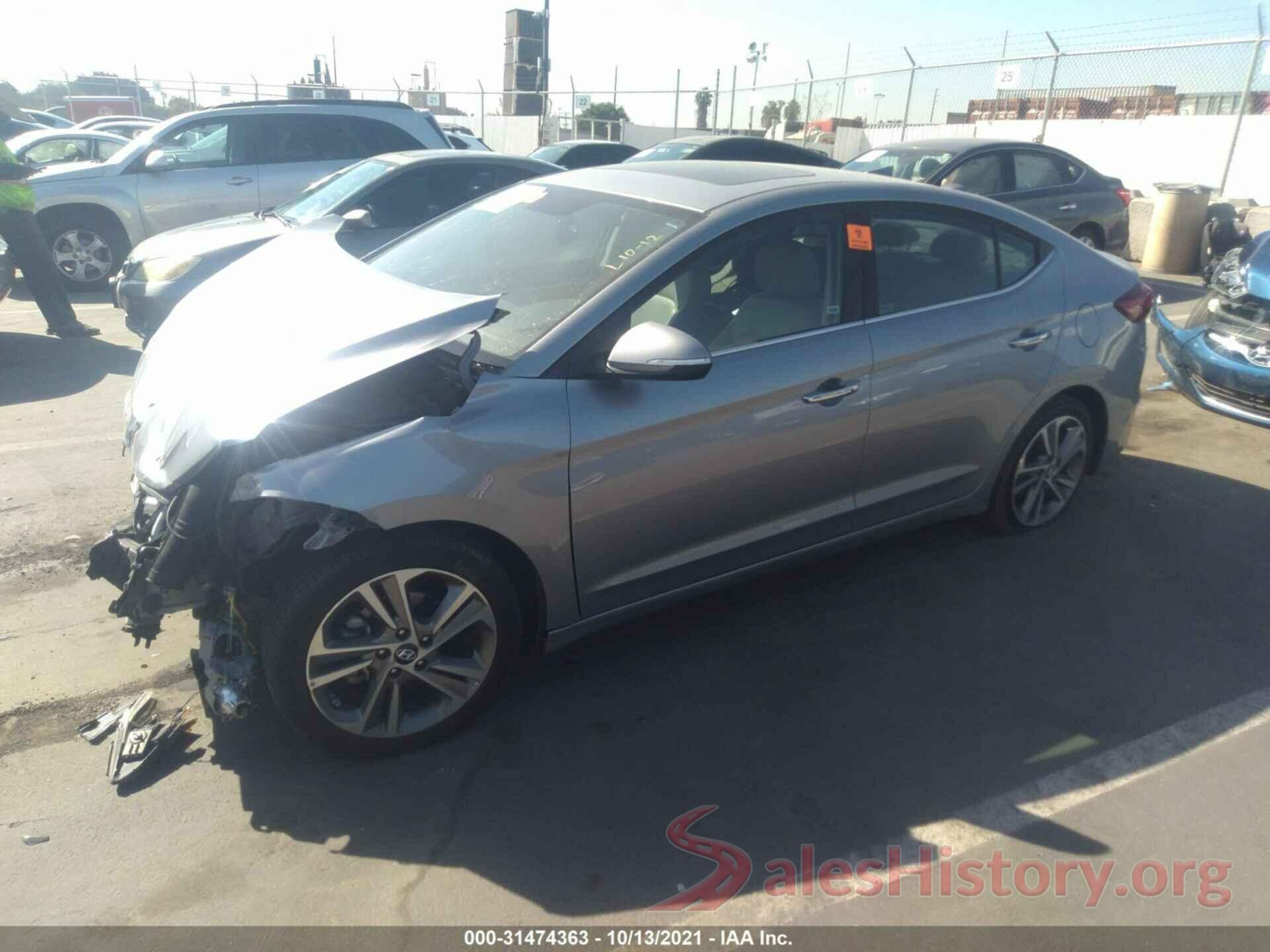 5NPD84LF6HH024805 2017 HYUNDAI ELANTRA