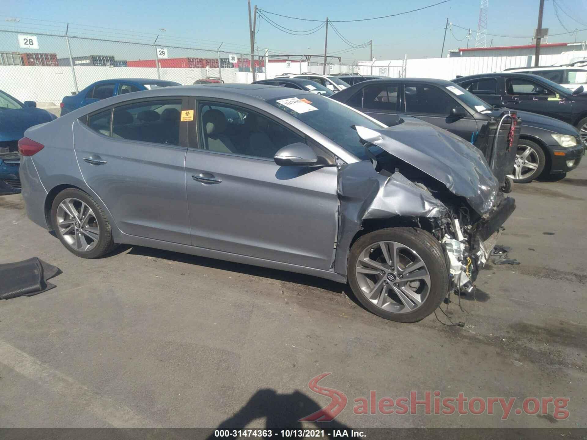 5NPD84LF6HH024805 2017 HYUNDAI ELANTRA