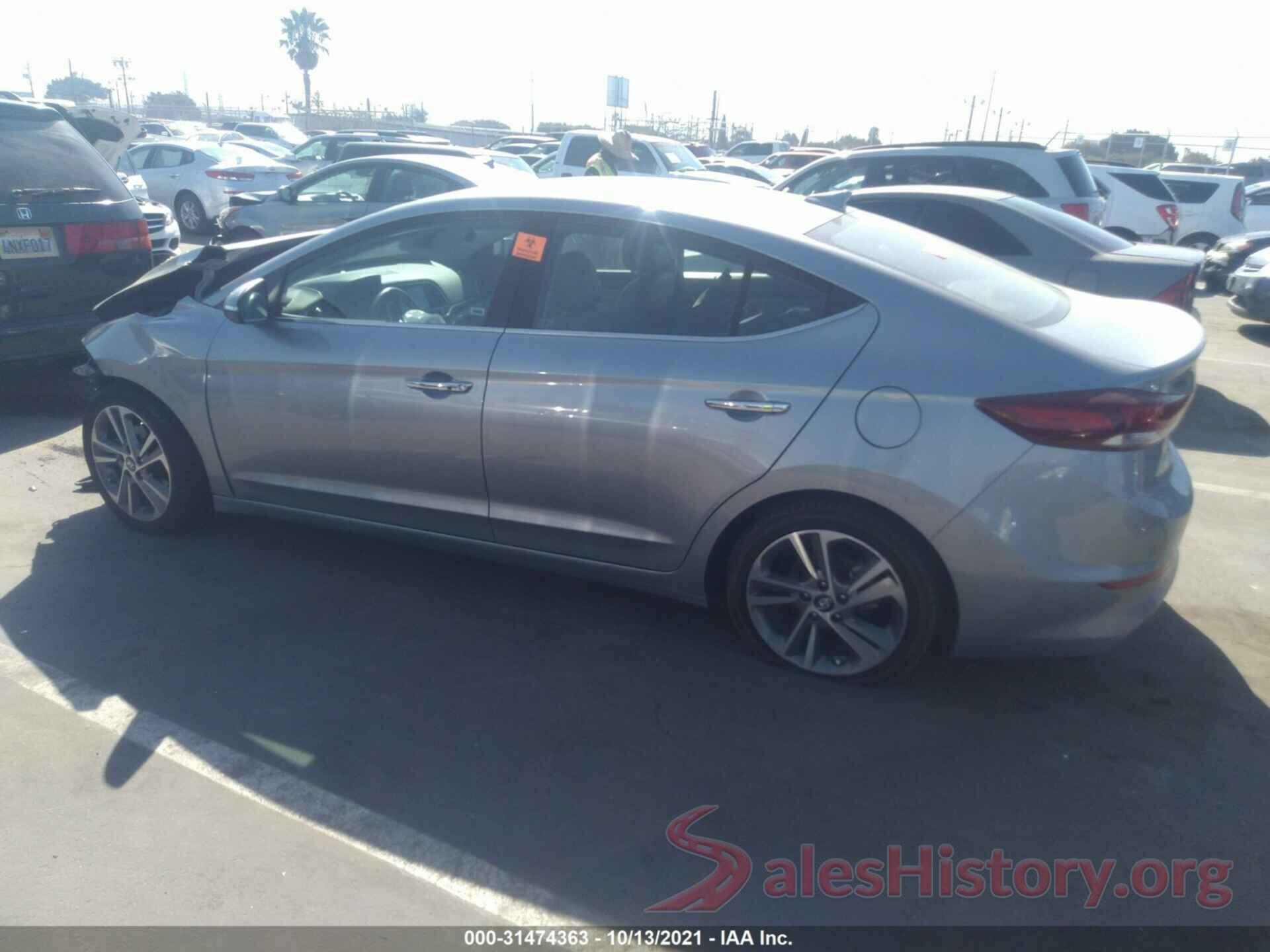 5NPD84LF6HH024805 2017 HYUNDAI ELANTRA