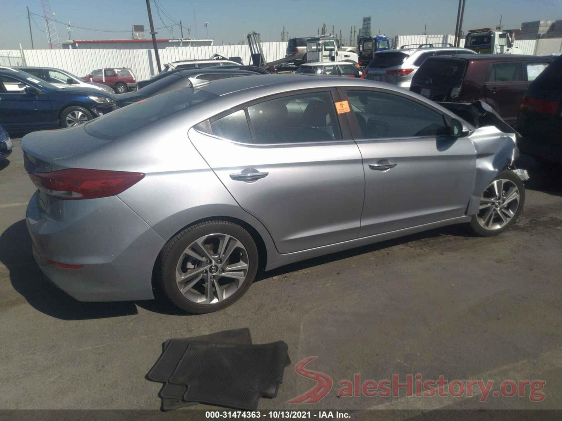 5NPD84LF6HH024805 2017 HYUNDAI ELANTRA