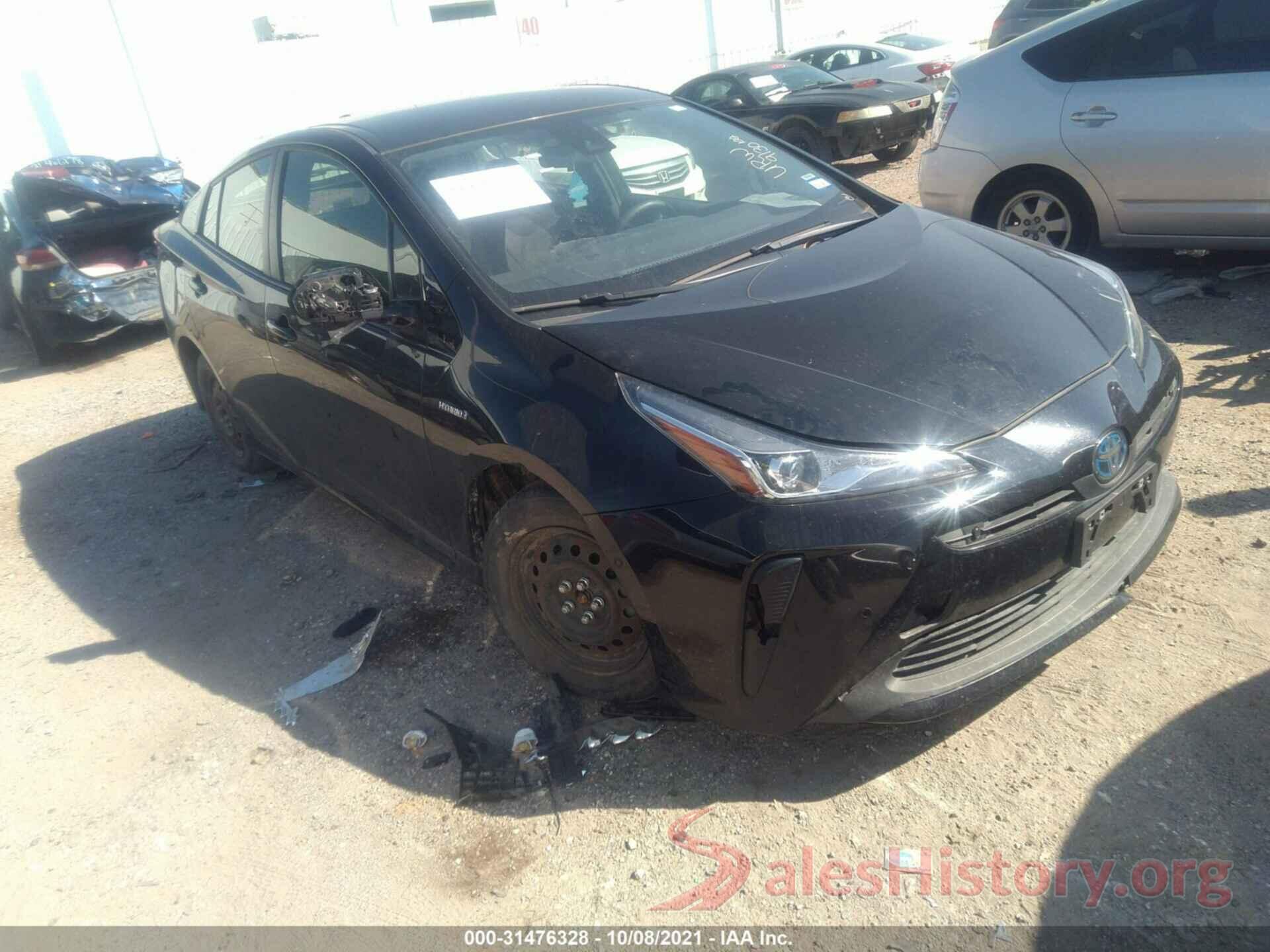 JTDKARFU9L3109919 2020 TOYOTA PRIUS