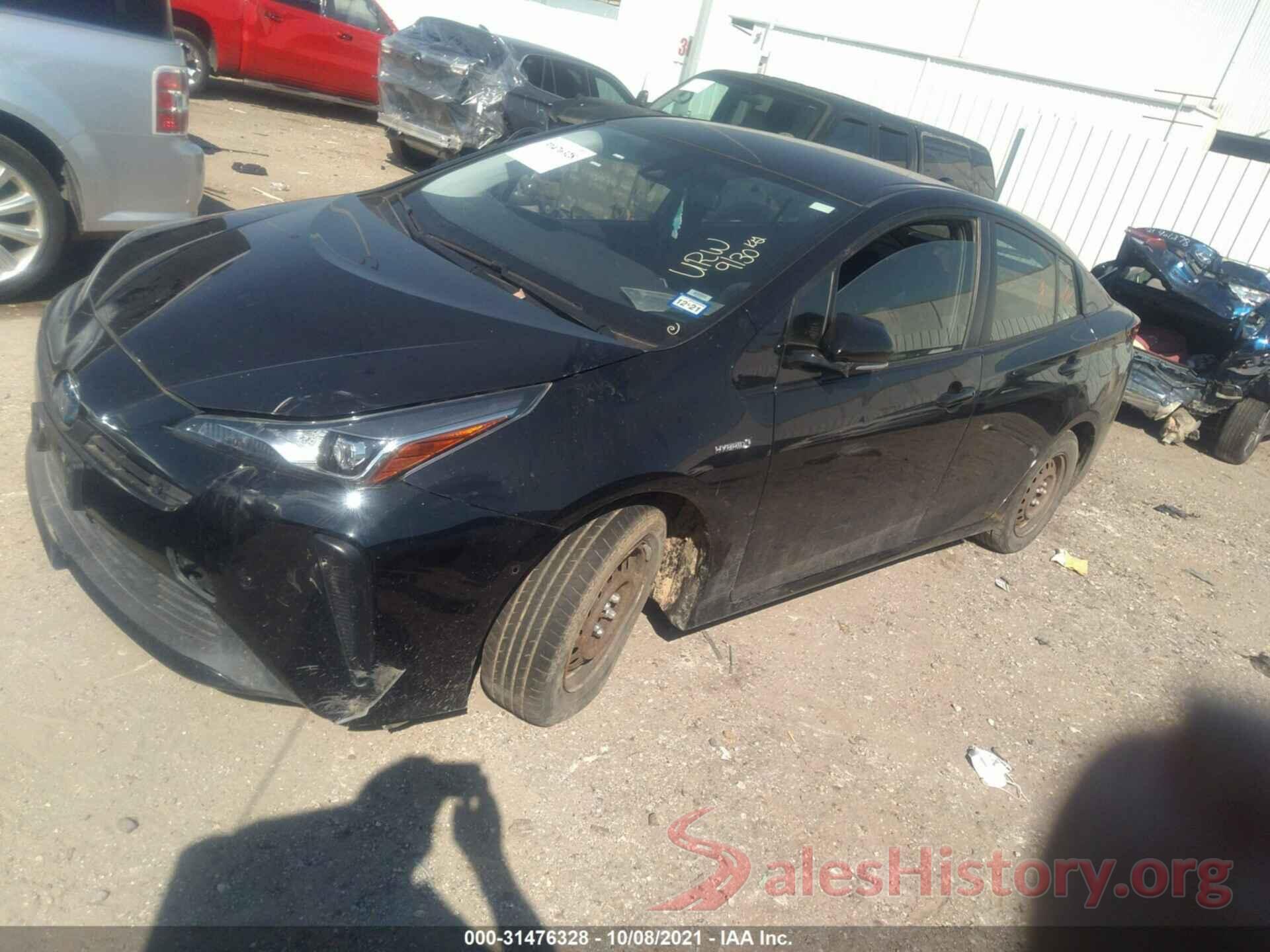 JTDKARFU9L3109919 2020 TOYOTA PRIUS