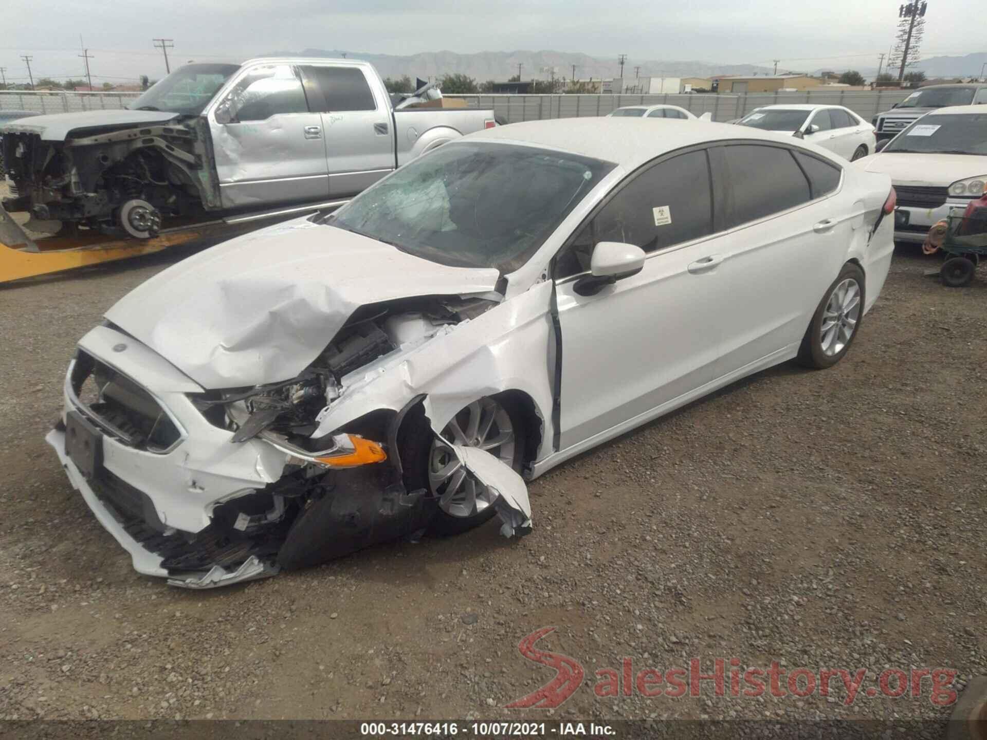 3FA6P0LU8KR200573 2019 FORD FUSION HYBRID