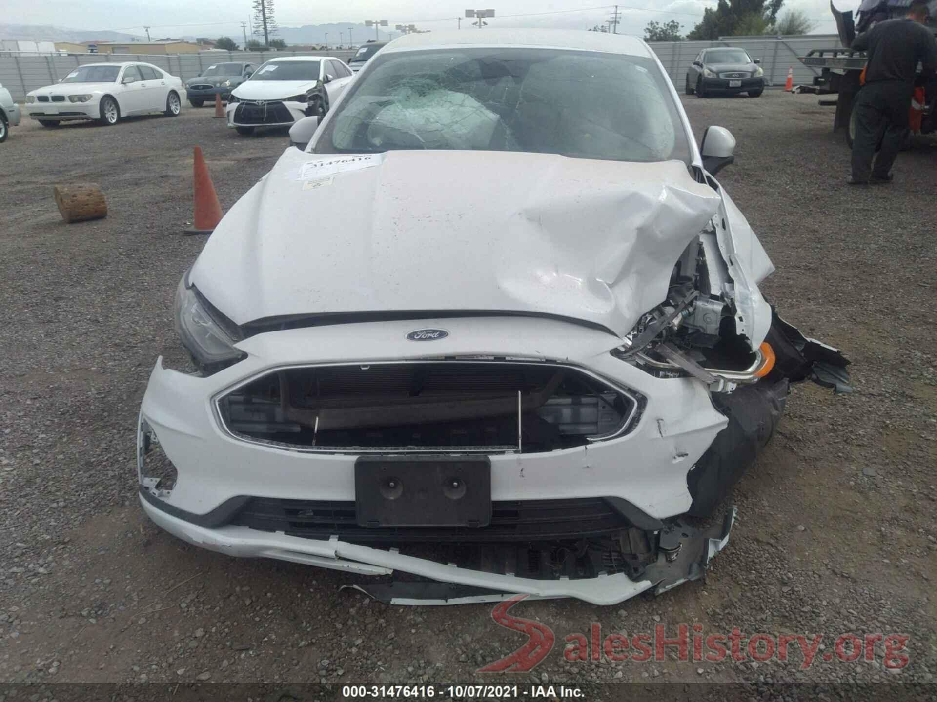 3FA6P0LU8KR200573 2019 FORD FUSION HYBRID