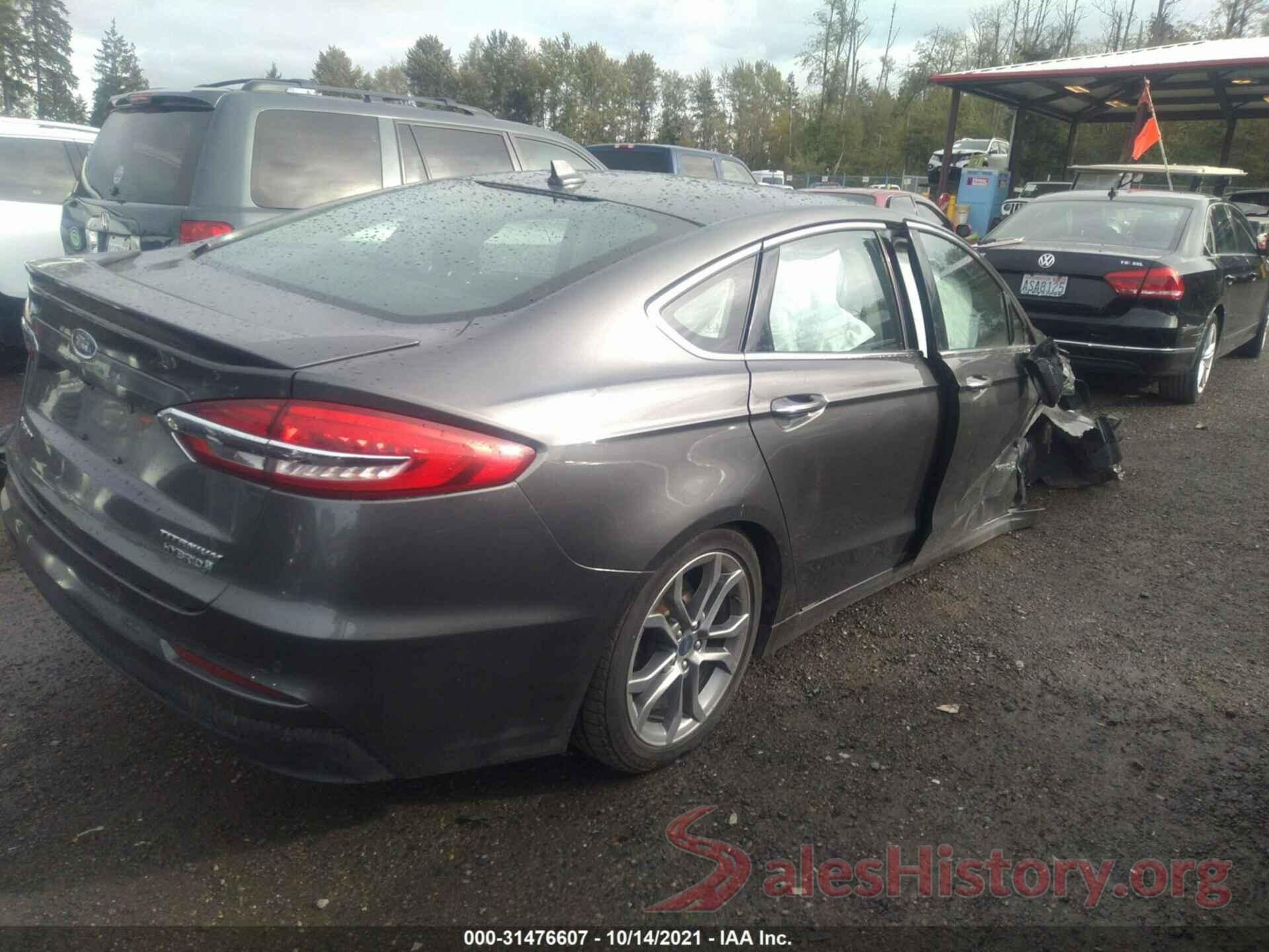 3FA6P0RU8KR156288 2019 FORD FUSION HYBRID