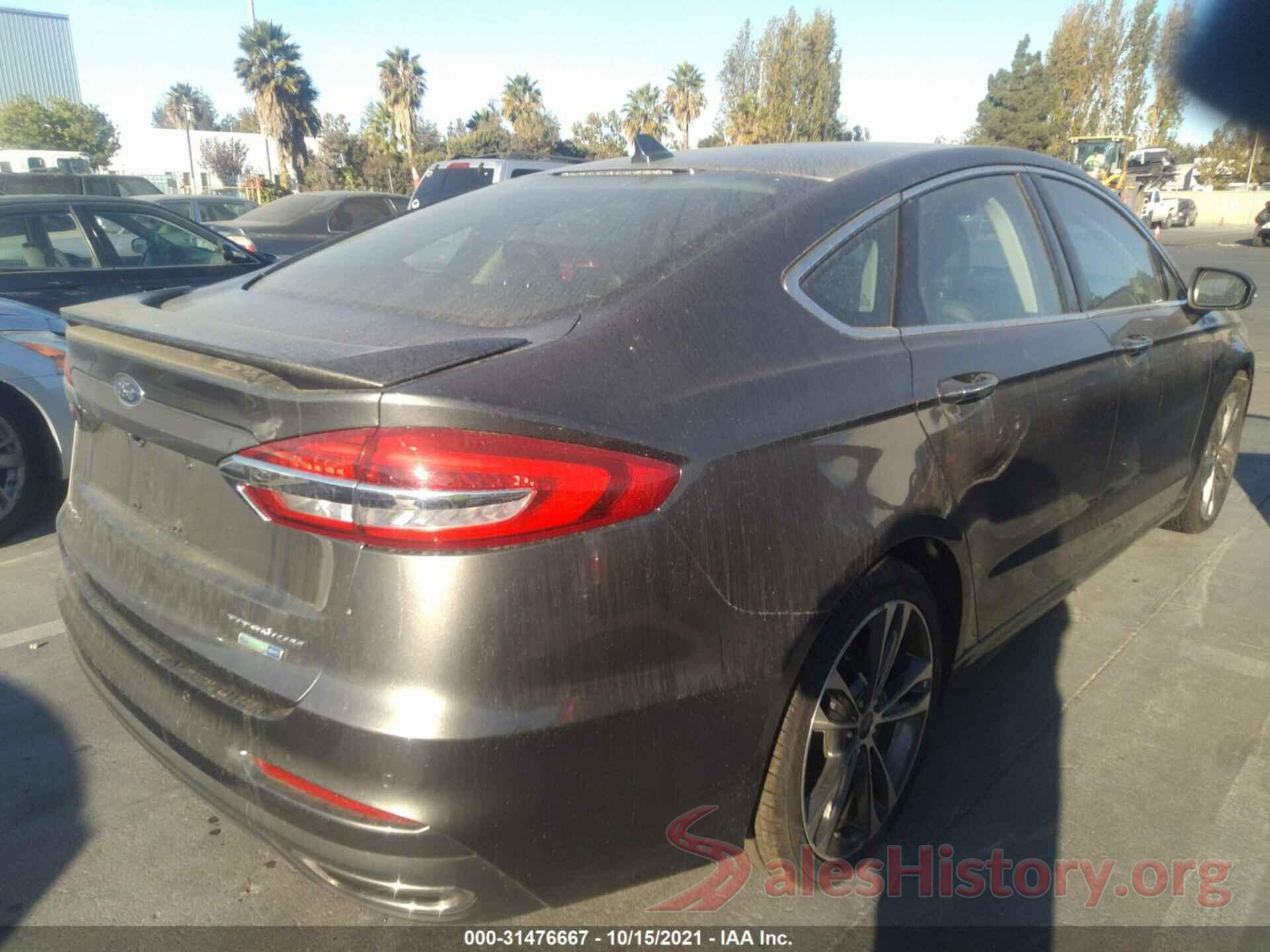 3FA6P0D96KR154672 2019 FORD FUSION