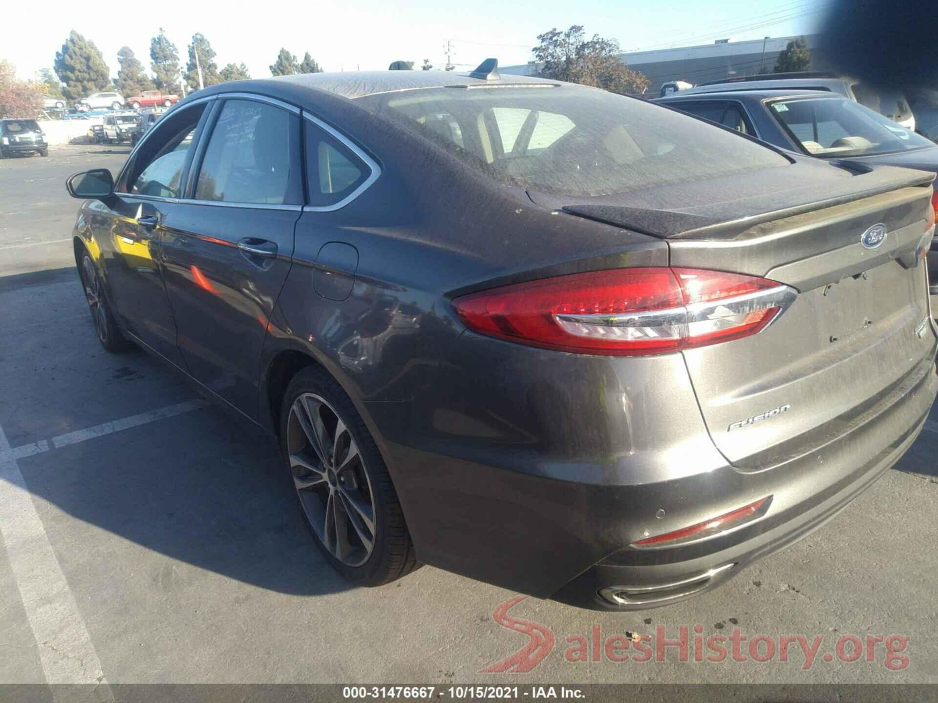 3FA6P0D96KR154672 2019 FORD FUSION