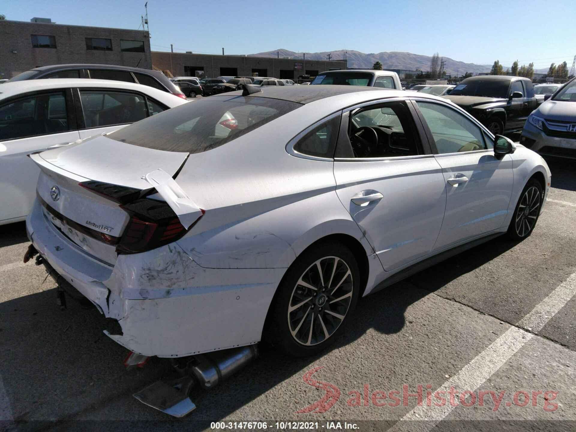 KMHL34J26MA154865 2021 HYUNDAI SONATA