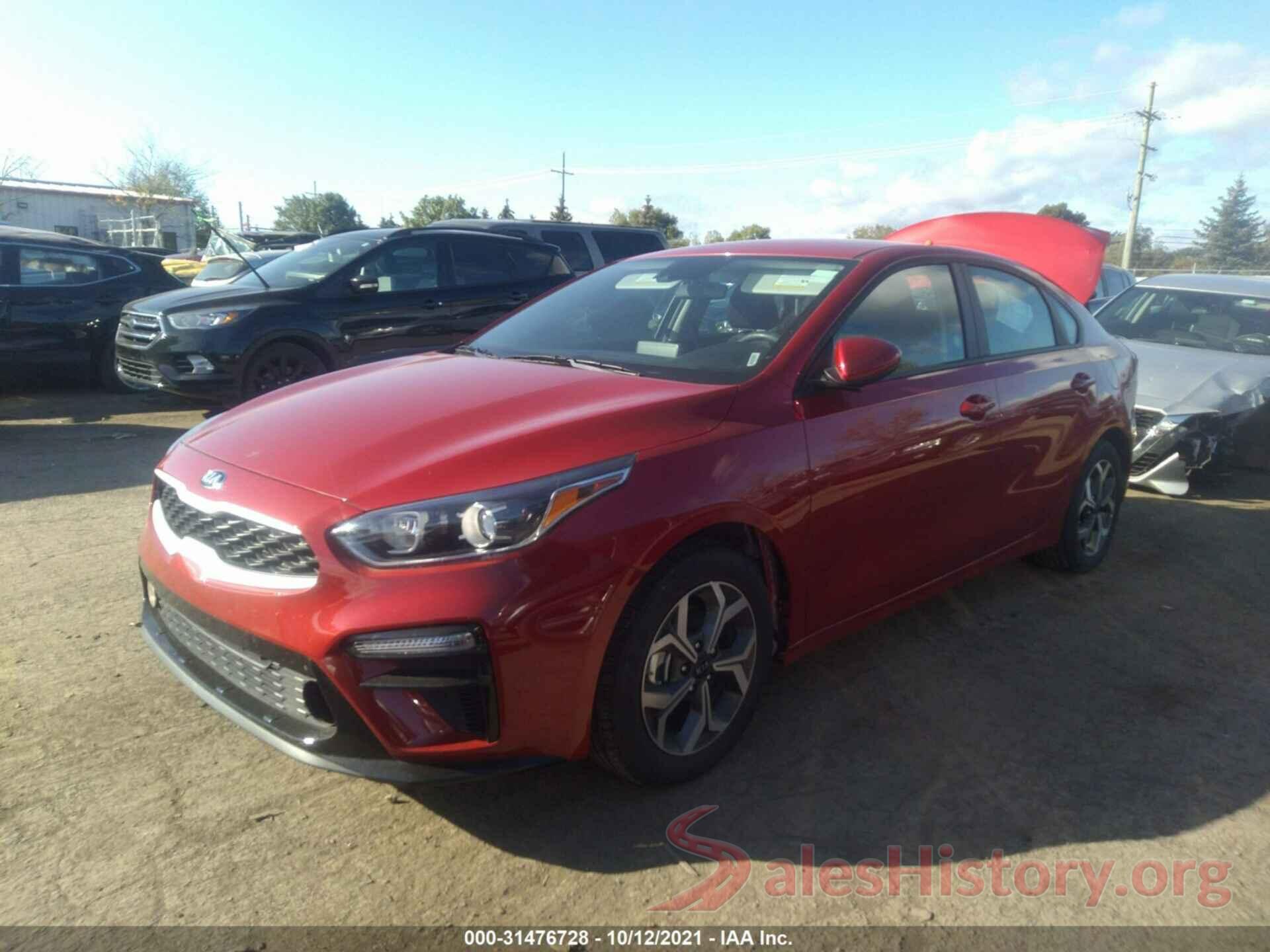 3KPF24AD8ME349319 2021 KIA FORTE