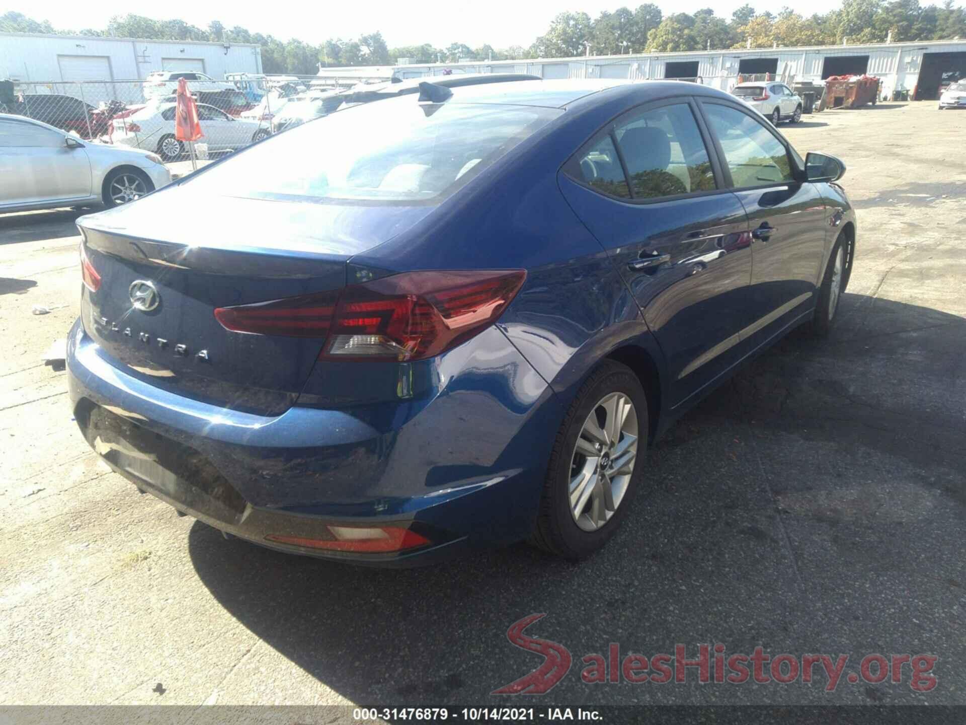 5NPD84LF5LH562307 2020 HYUNDAI ELANTRA