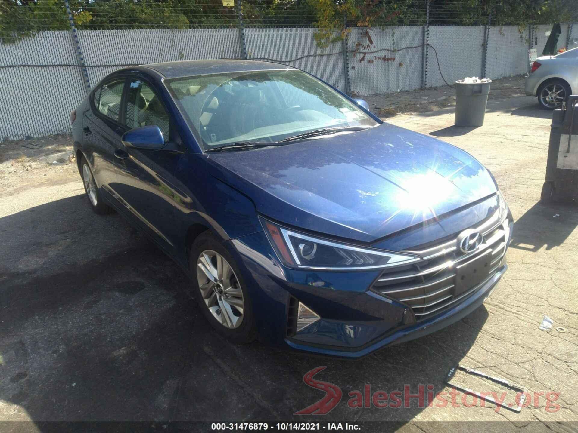 5NPD84LF5LH562307 2020 HYUNDAI ELANTRA