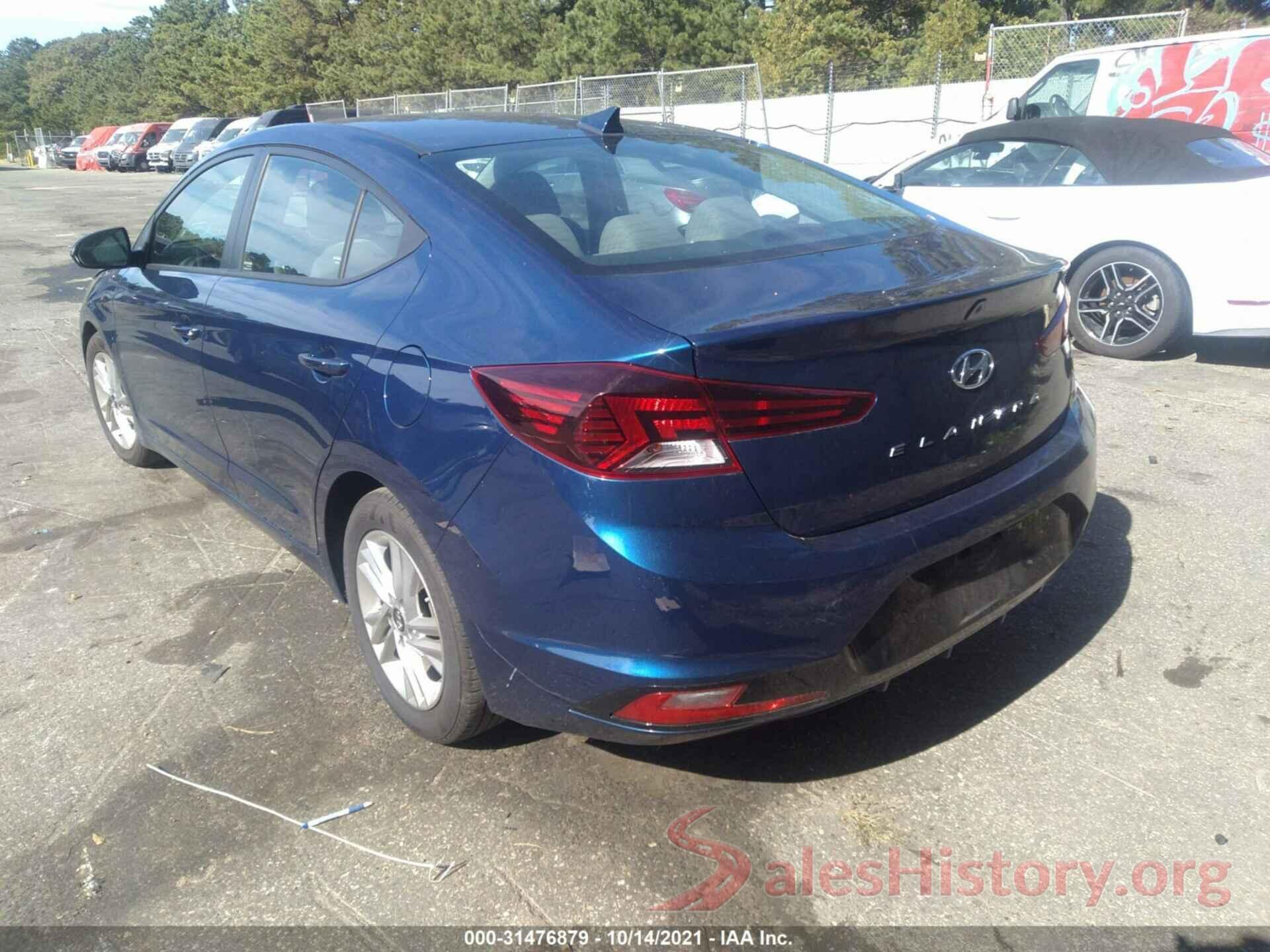 5NPD84LF5LH562307 2020 HYUNDAI ELANTRA