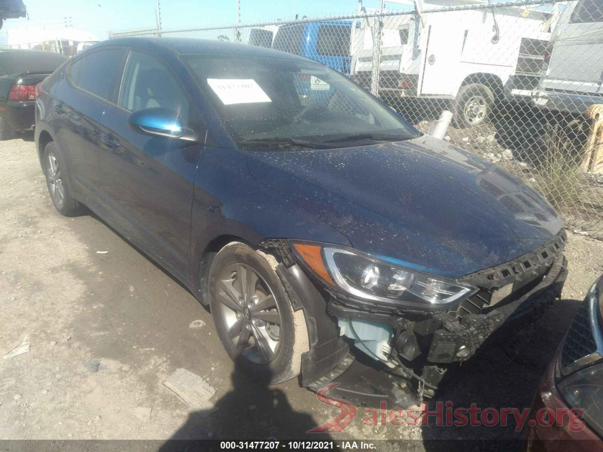 5NPD84LF1HH155429 2017 HYUNDAI ELANTRA