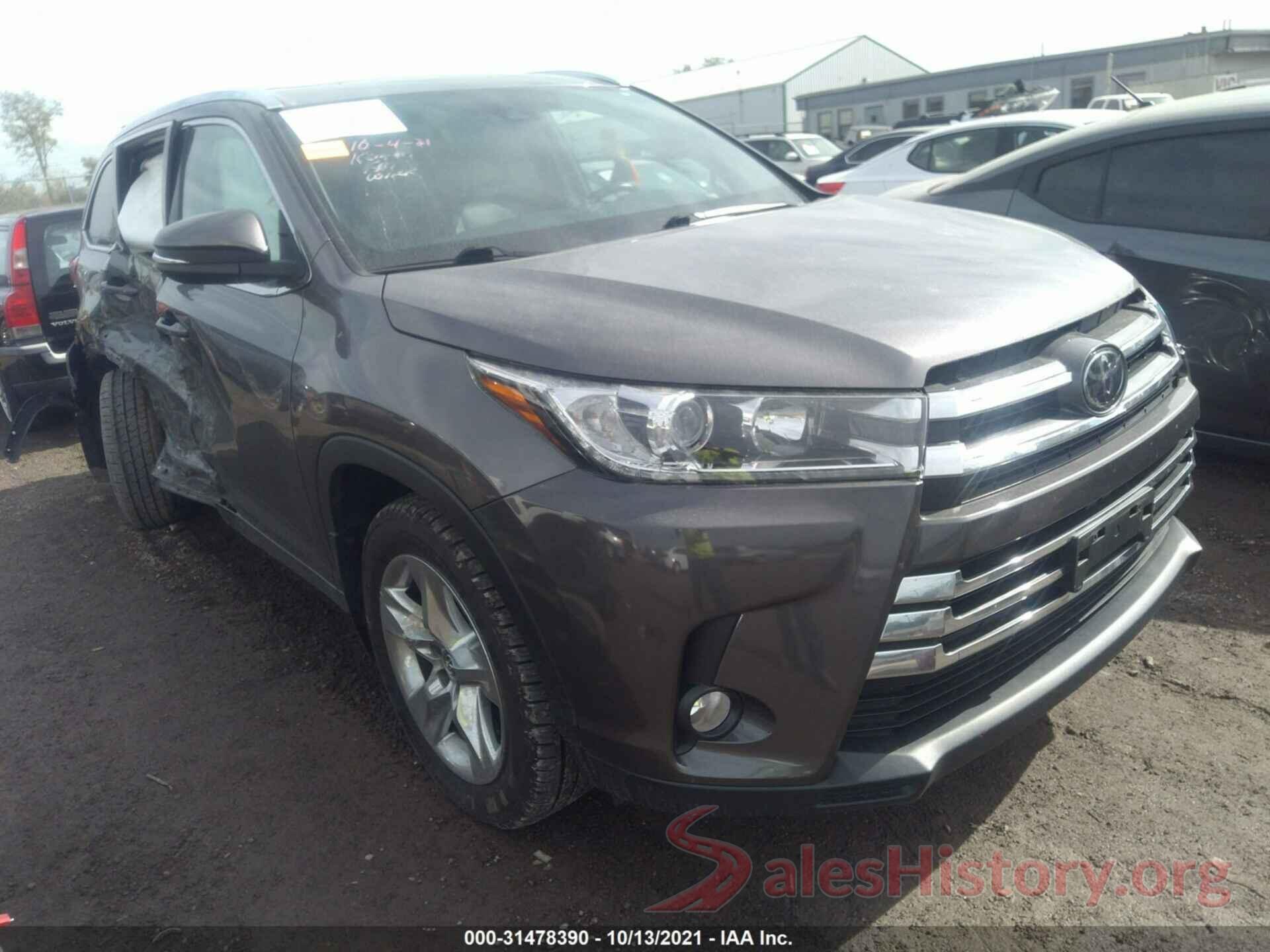 5TDDZRFH1JS492724 2018 TOYOTA HIGHLANDER