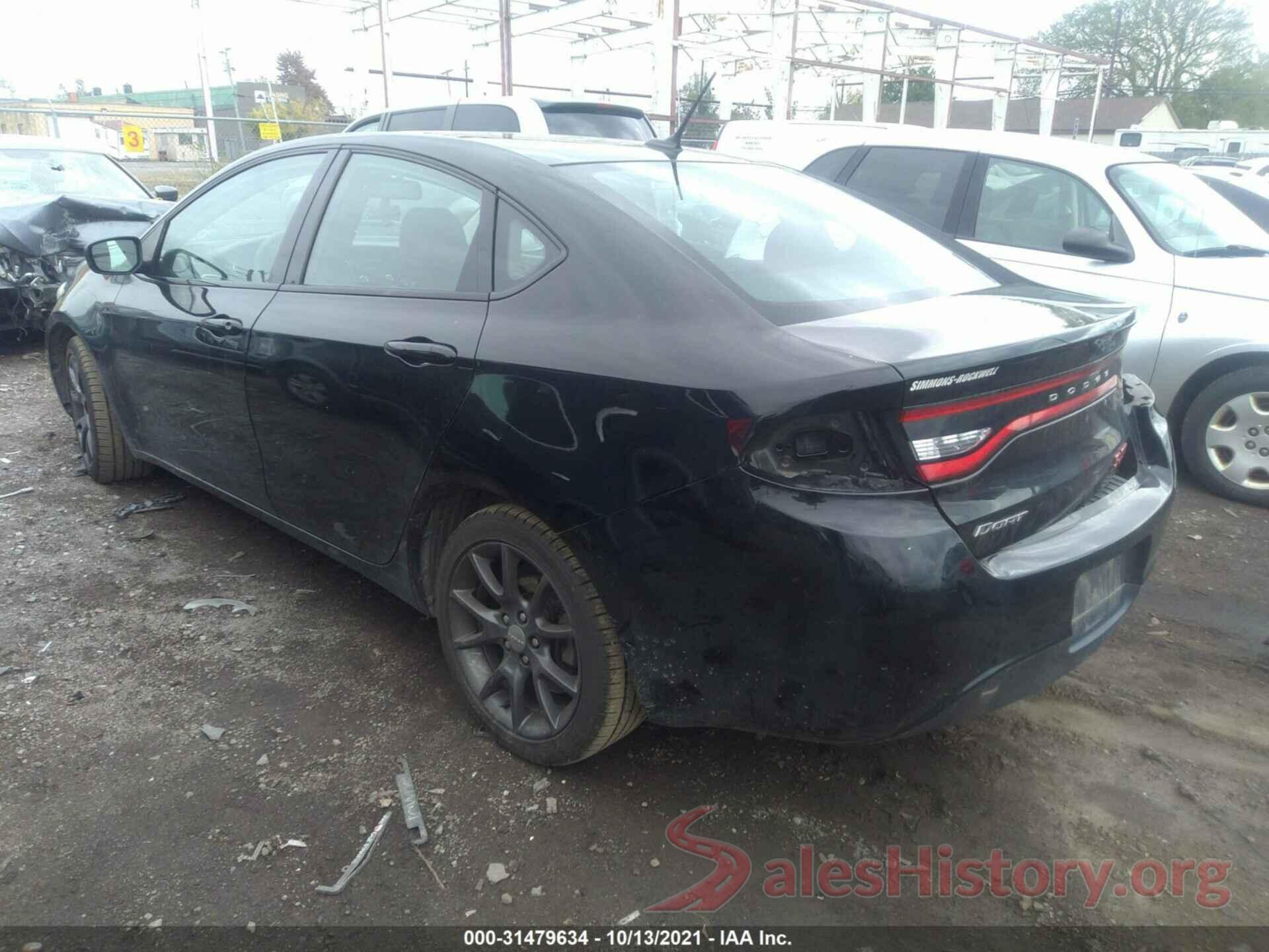 1C3CDFAA5GD508161 2016 DODGE DART