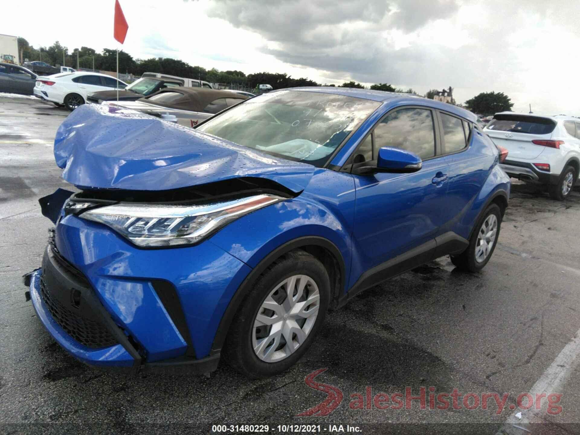 JTNKHMBX2L1070337 2020 TOYOTA C-HR