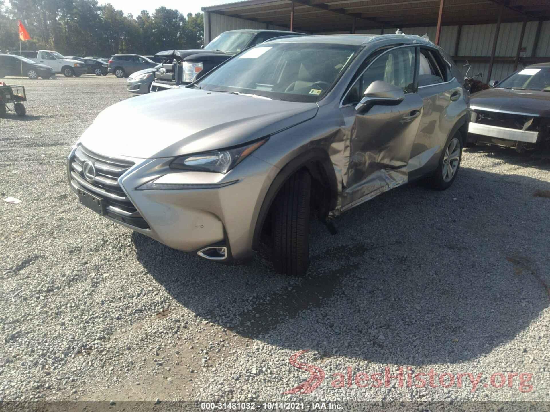 JTJBARBZXH2136655 2017 LEXUS NX