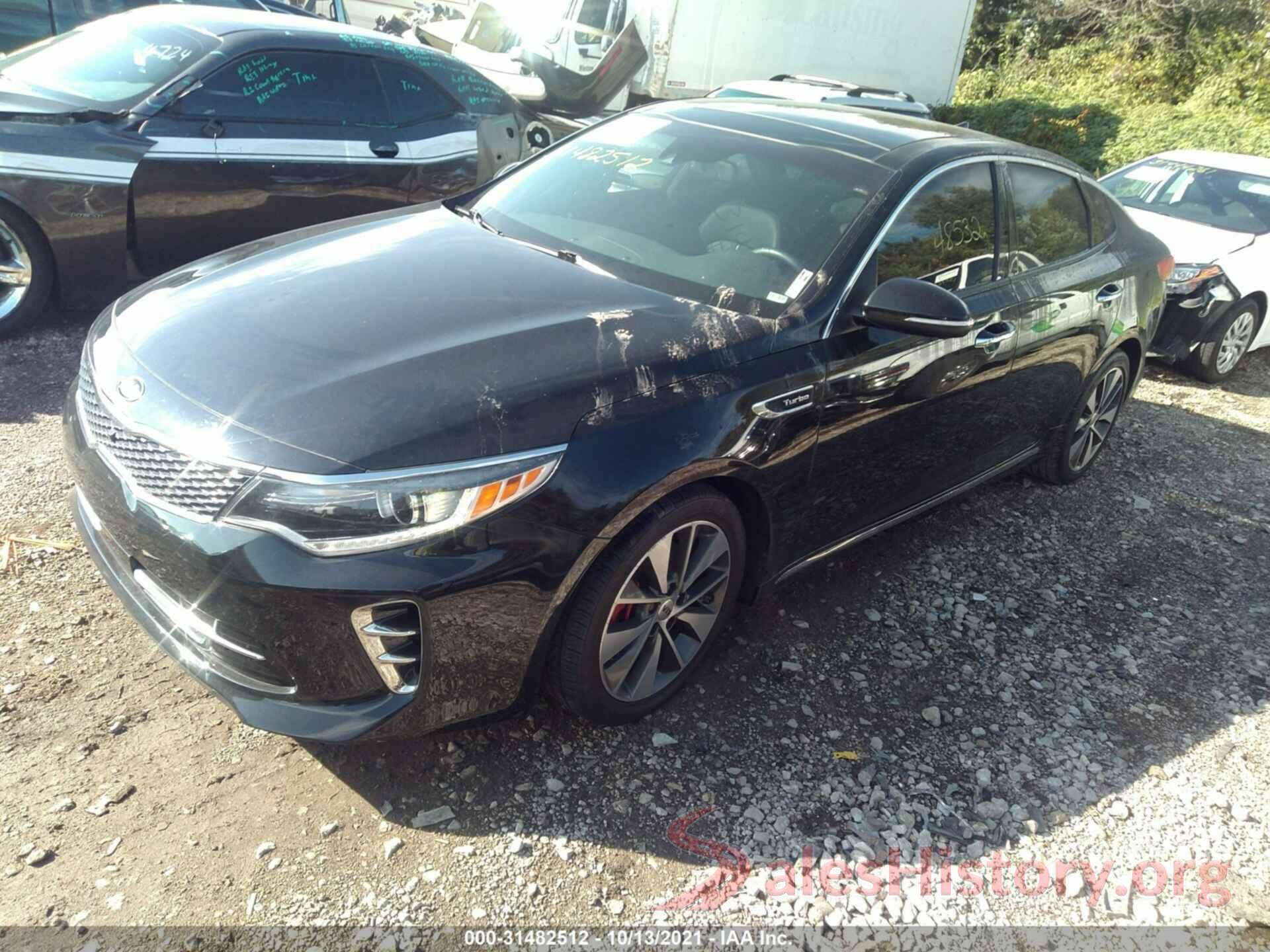 5XXGV4L21GG032680 2016 KIA OPTIMA