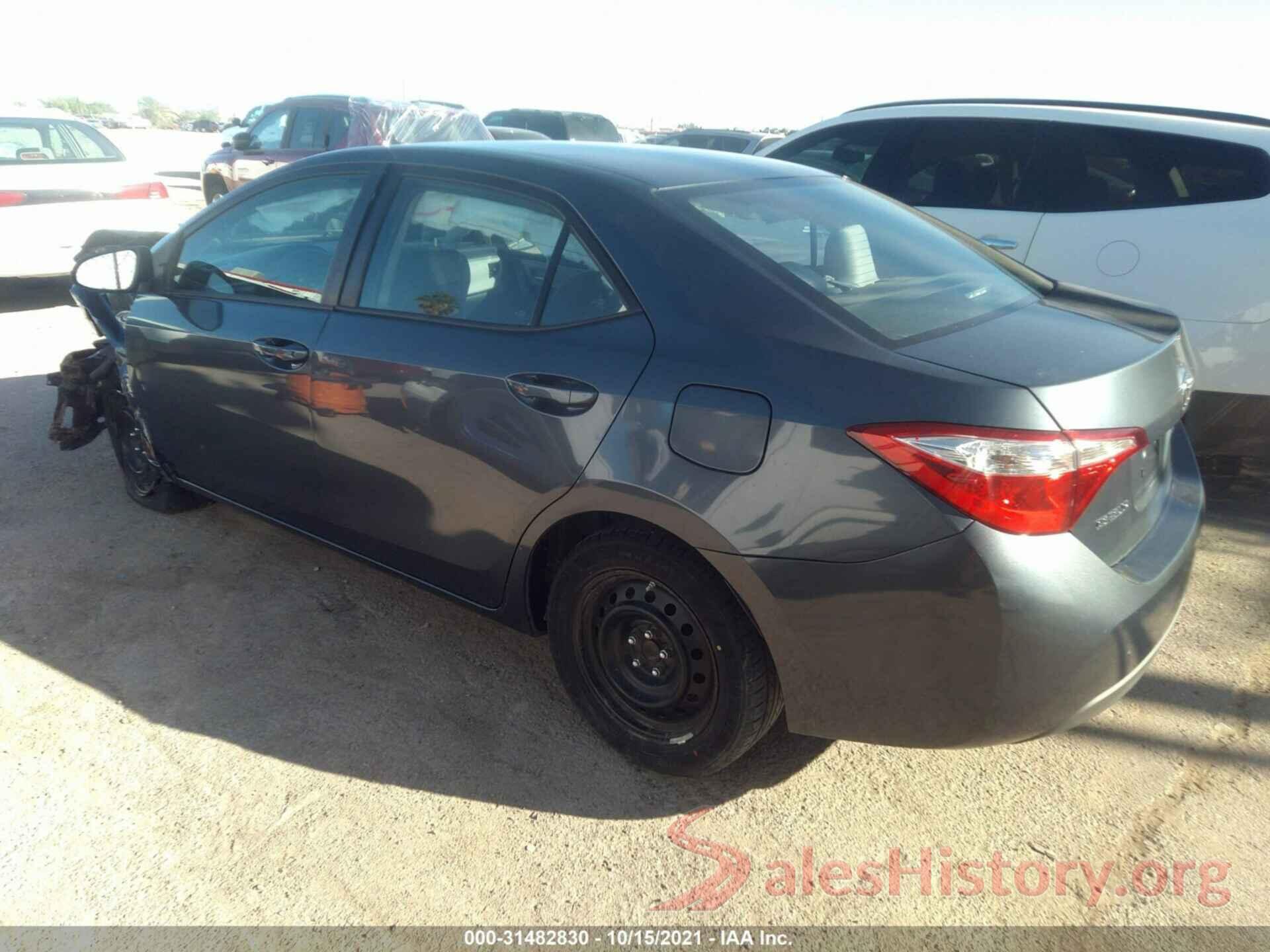 5YFBURHE1GP396134 2016 TOYOTA COROLLA