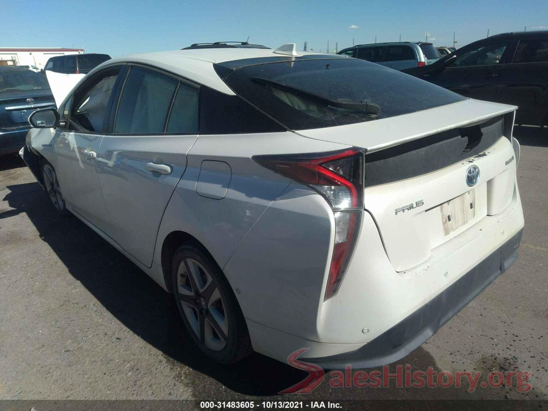 JTDKARFU8H3043323 2017 TOYOTA PRIUS