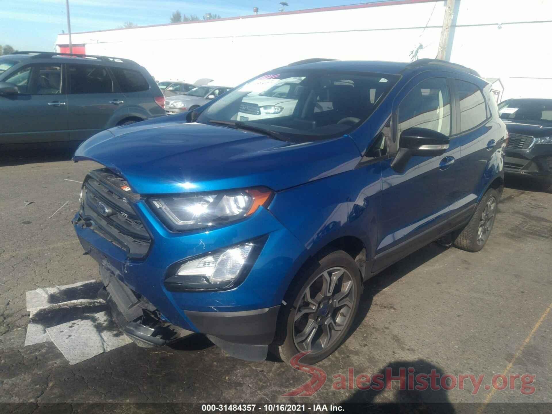 MAJ6S3JL5KC297613 2019 FORD ECOSPORT