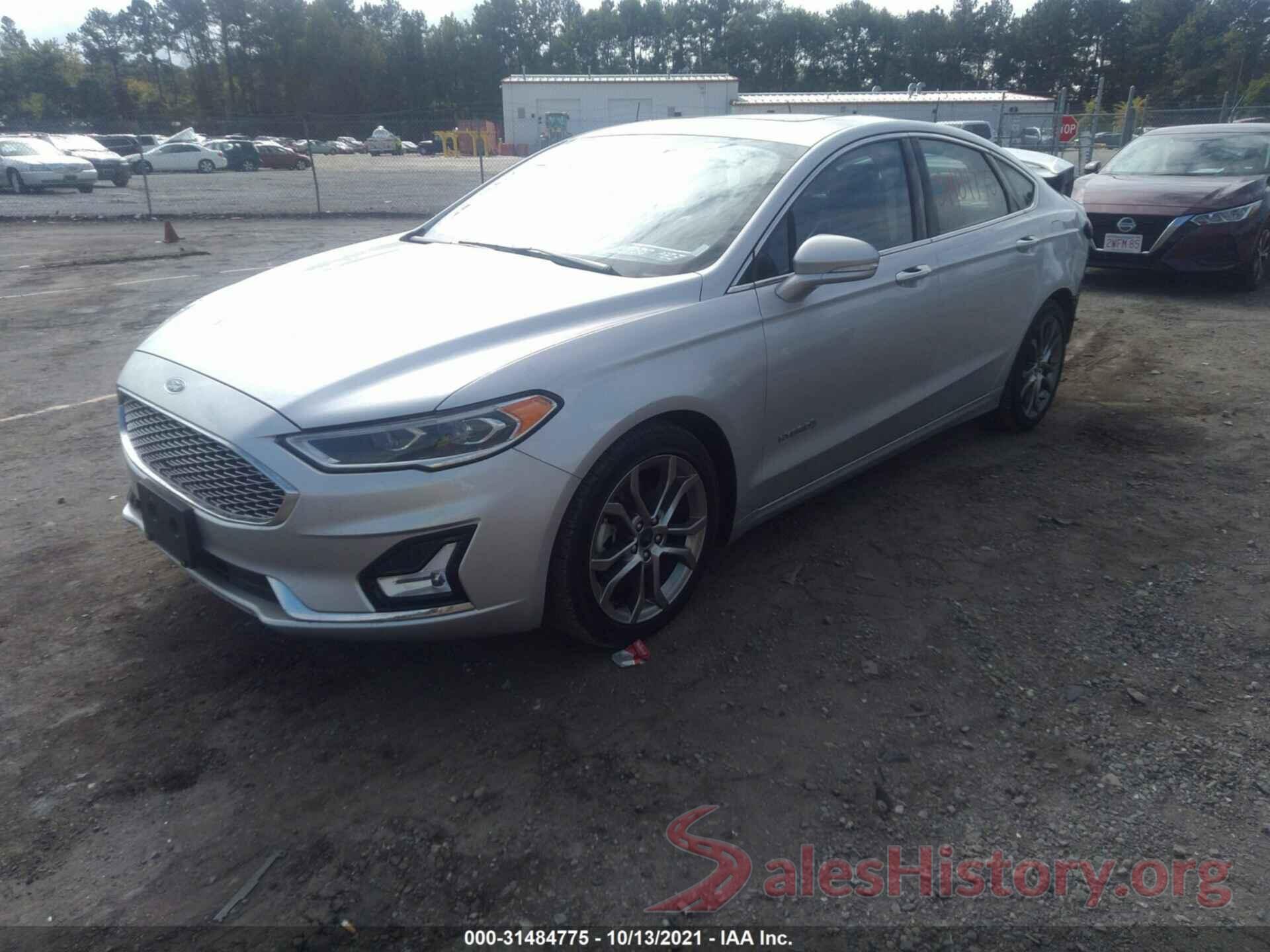 3FA6P0RU0KR190922 2019 FORD FUSION HYBRID