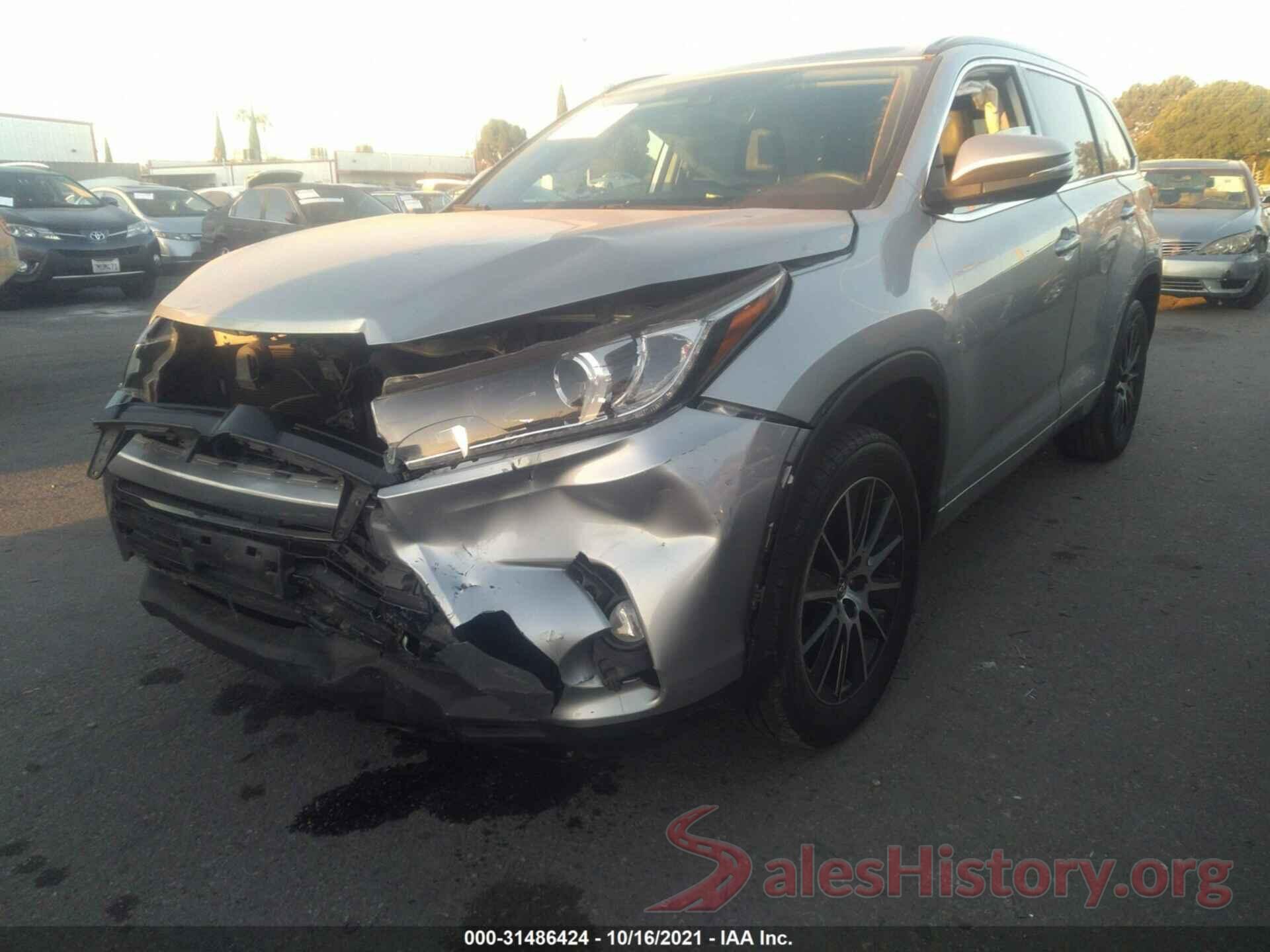 5TDKZRFH1JS528371 2018 TOYOTA HIGHLANDER