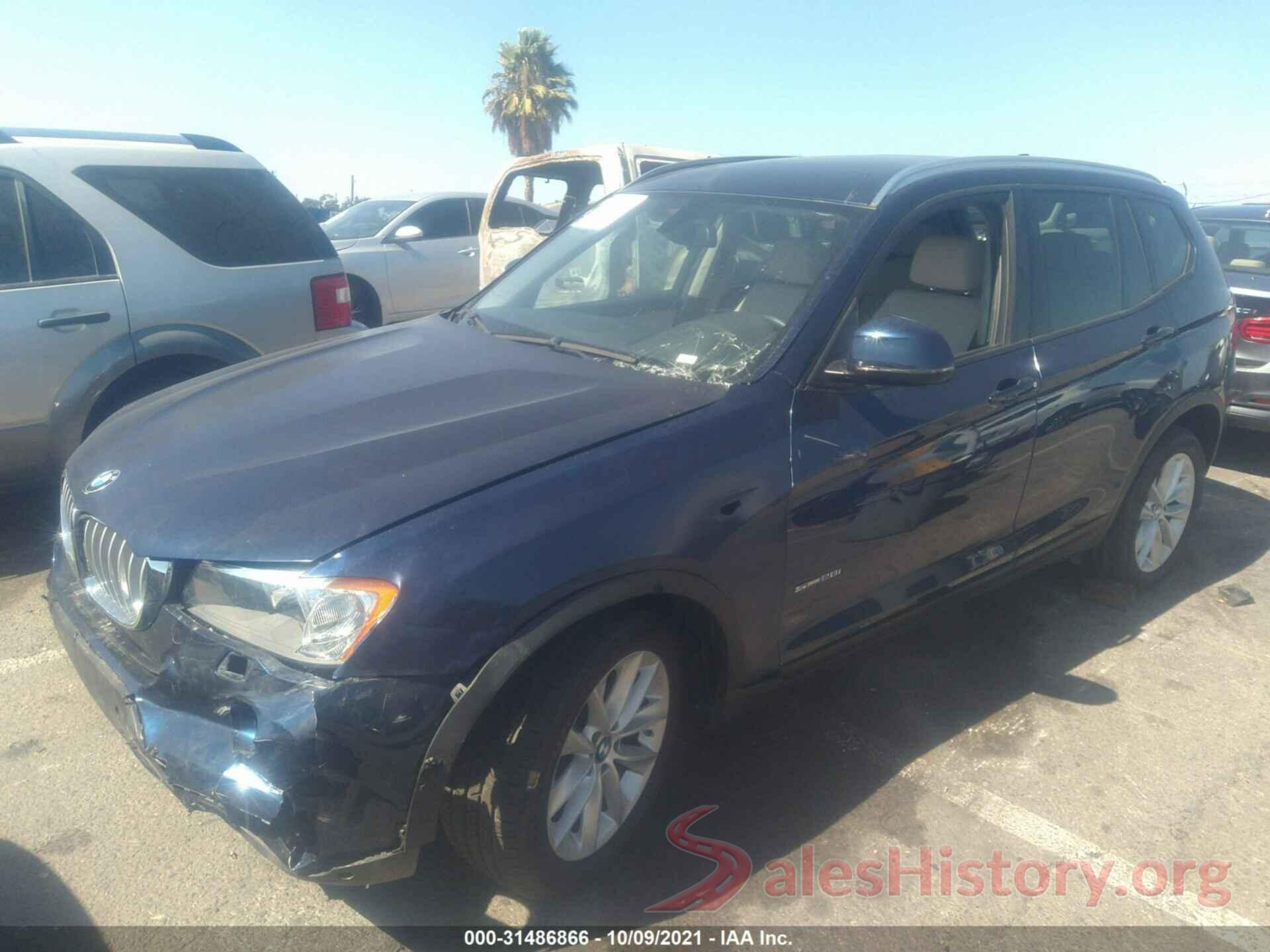 5UXWZ7C51H0V85018 2017 BMW X3