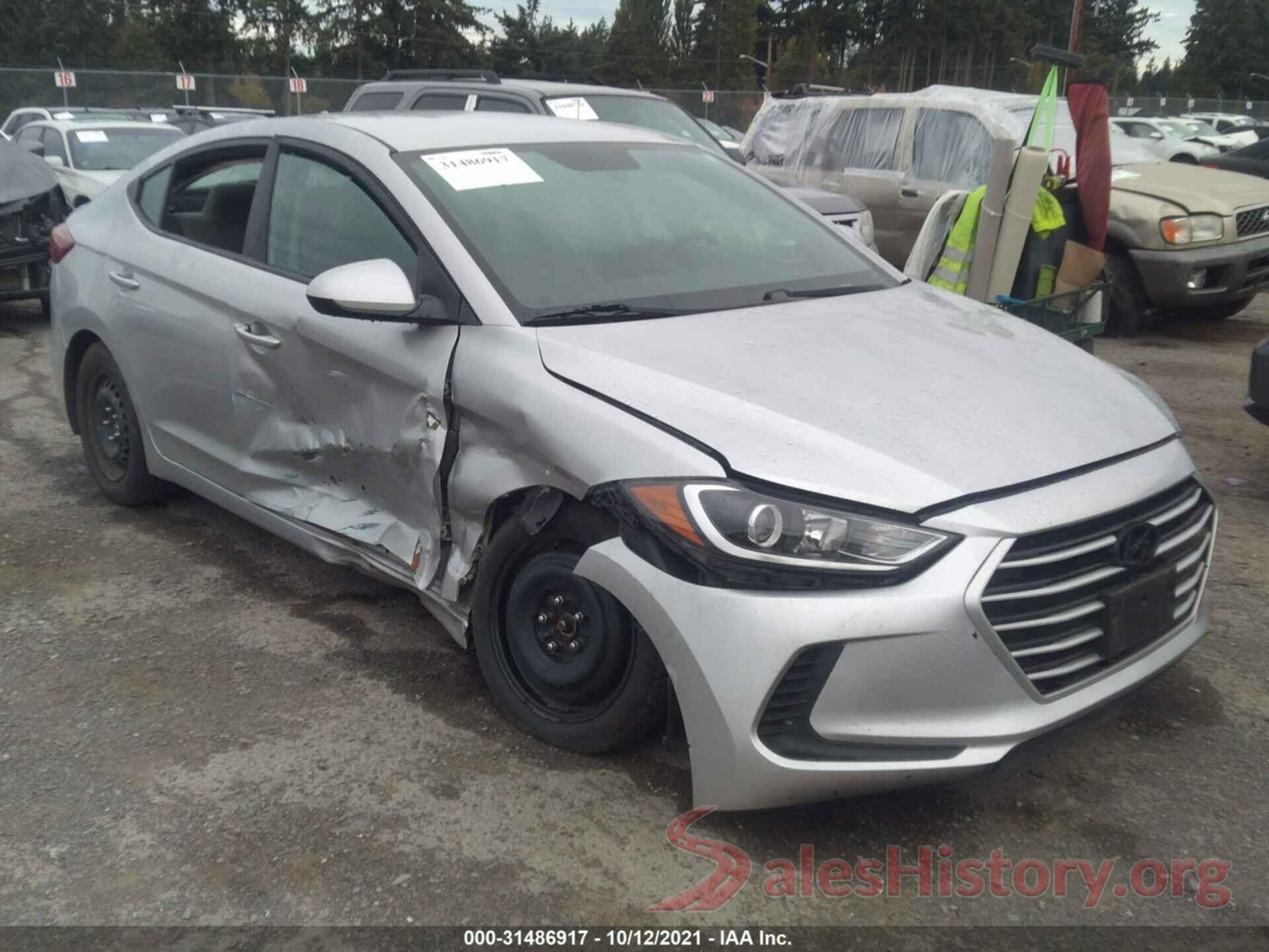 5NPD84LF0JH294537 2018 HYUNDAI ELANTRA