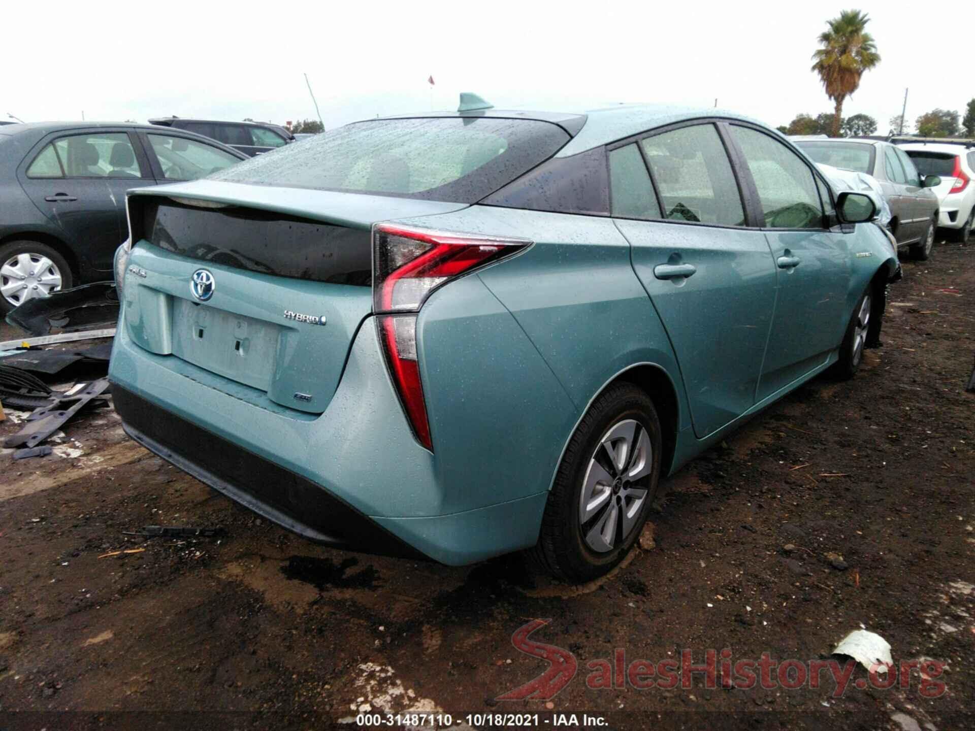 JTDKARFUXH3536369 2017 TOYOTA PRIUS