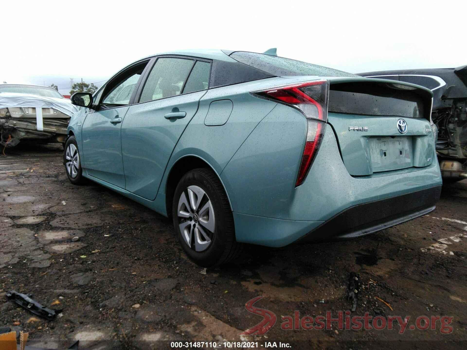 JTDKARFUXH3536369 2017 TOYOTA PRIUS