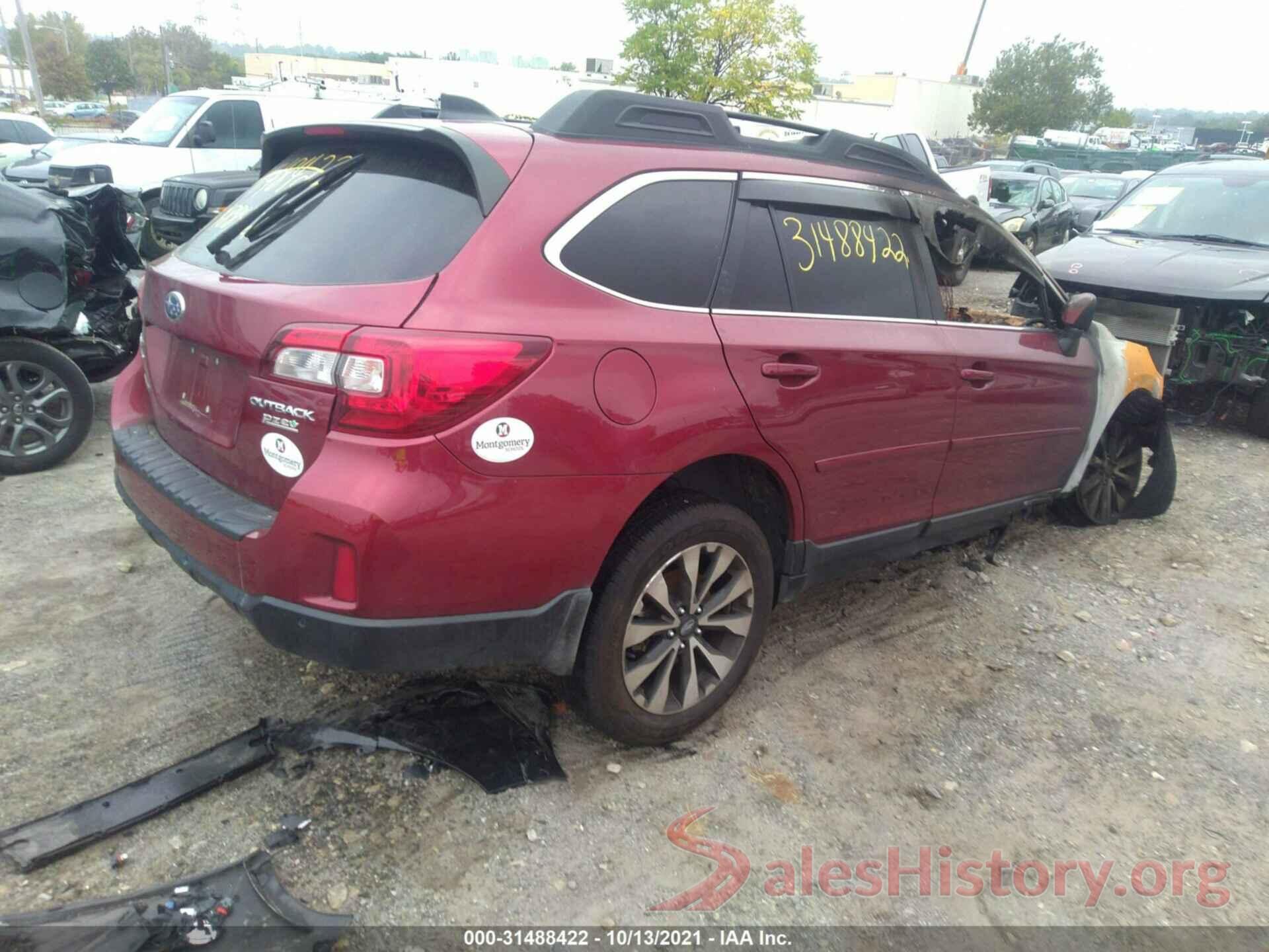 4S4BSANC7H3367785 2017 SUBARU OUTBACK