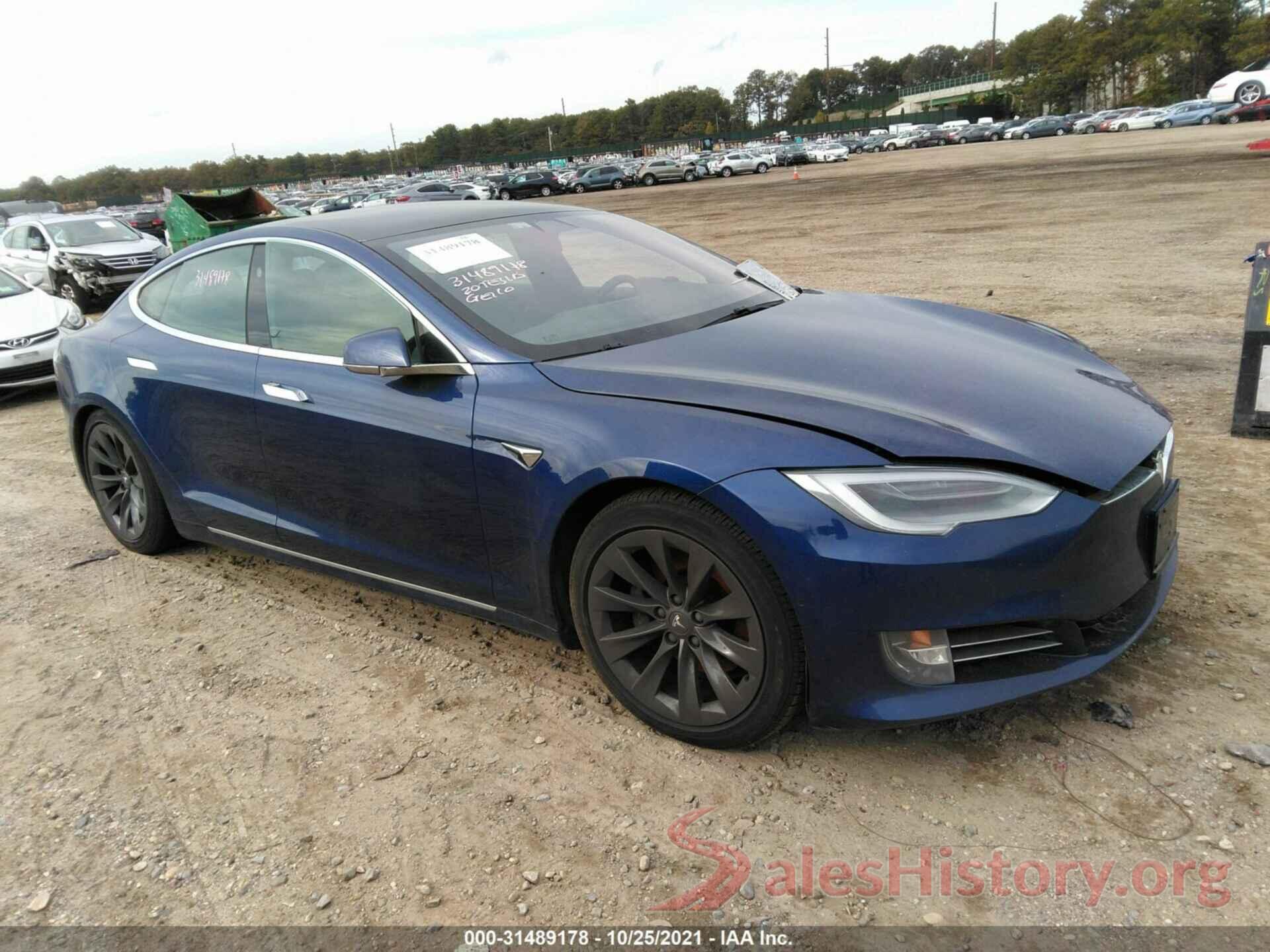 5YJSA1E29LF371055 2020 TESLA MODEL S