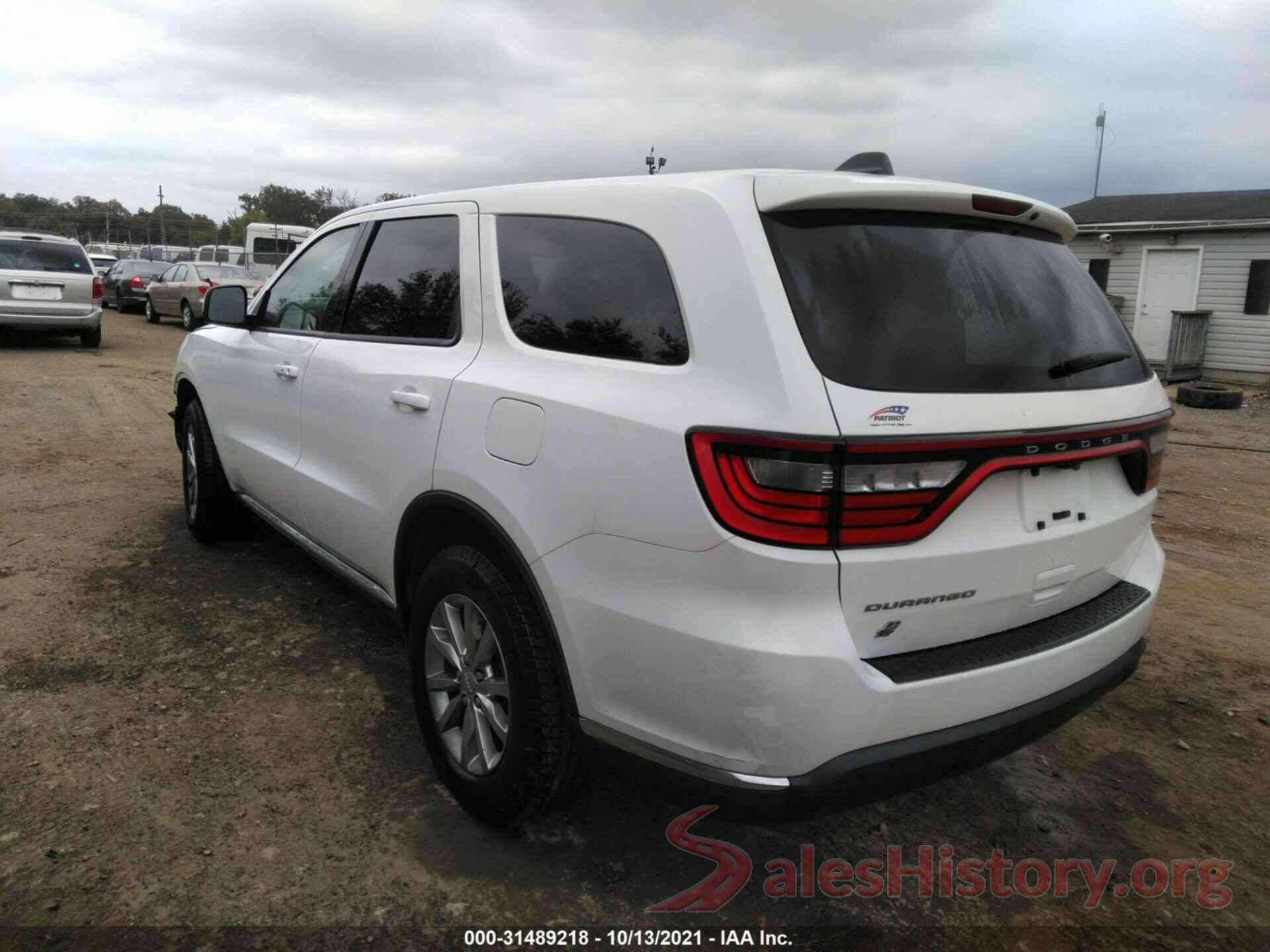 1C4RDJAG6JC126943 2018 DODGE DURANGO