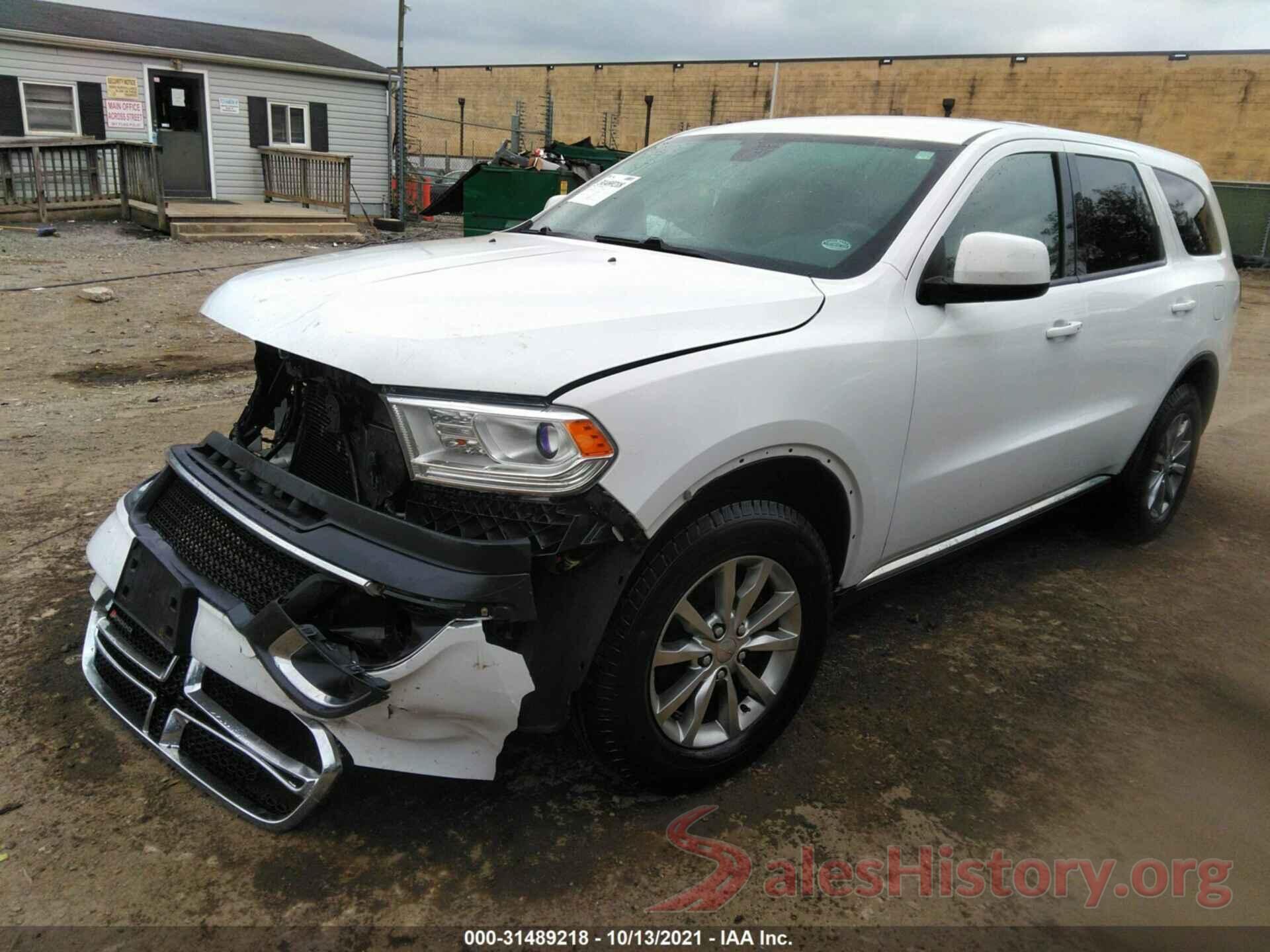 1C4RDJAG6JC126943 2018 DODGE DURANGO