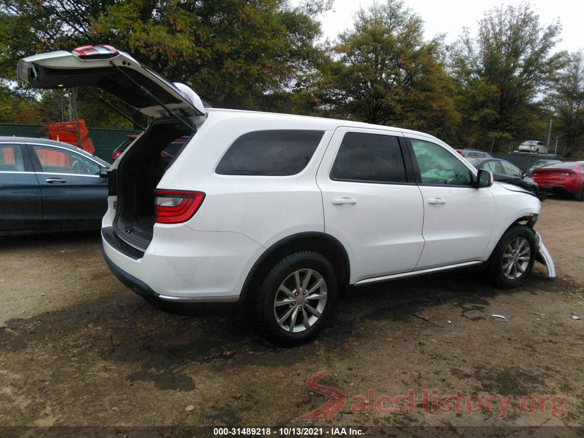 1C4RDJAG6JC126943 2018 DODGE DURANGO