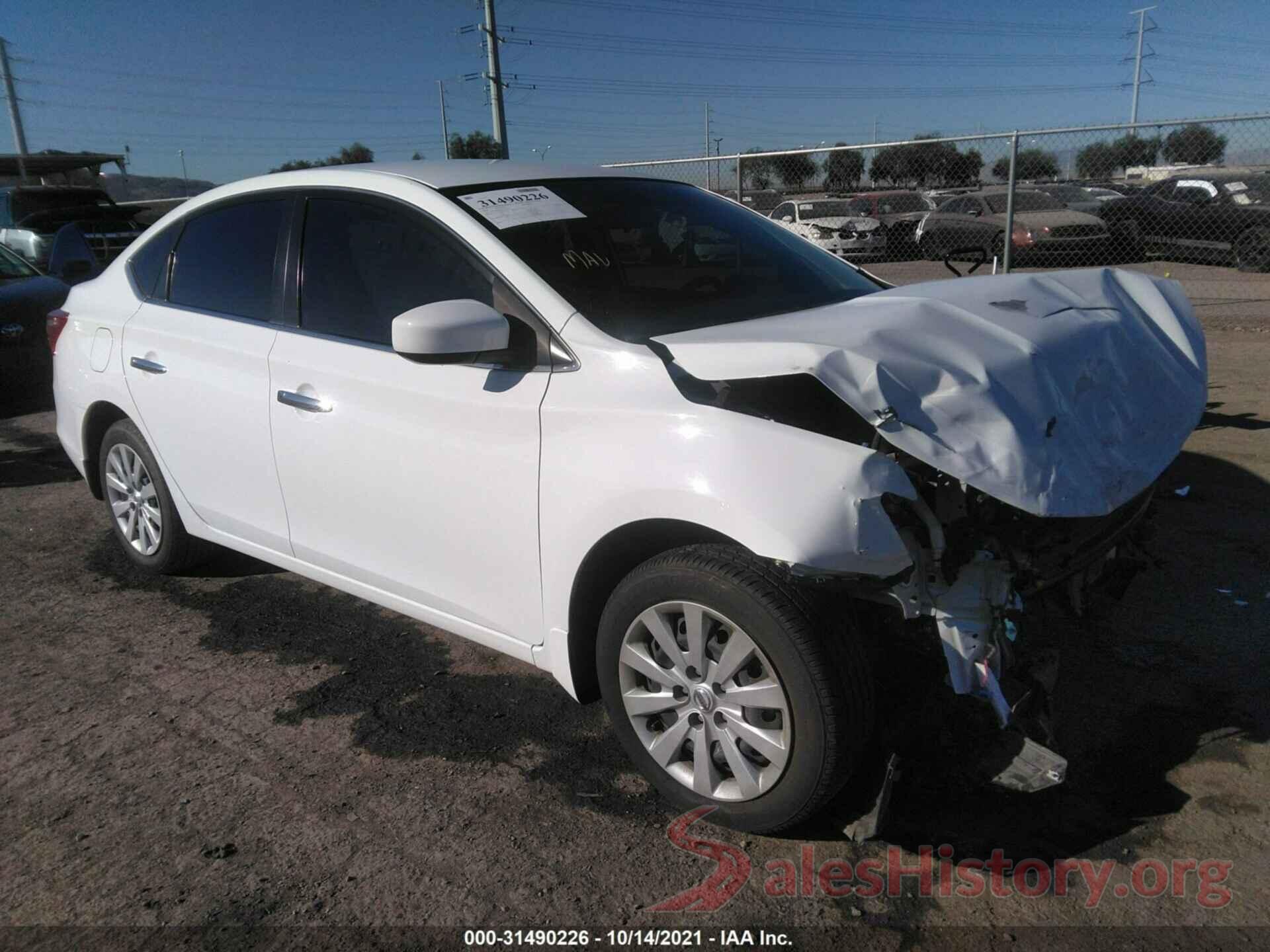 3N1AB7AP3KY317107 2019 NISSAN SENTRA