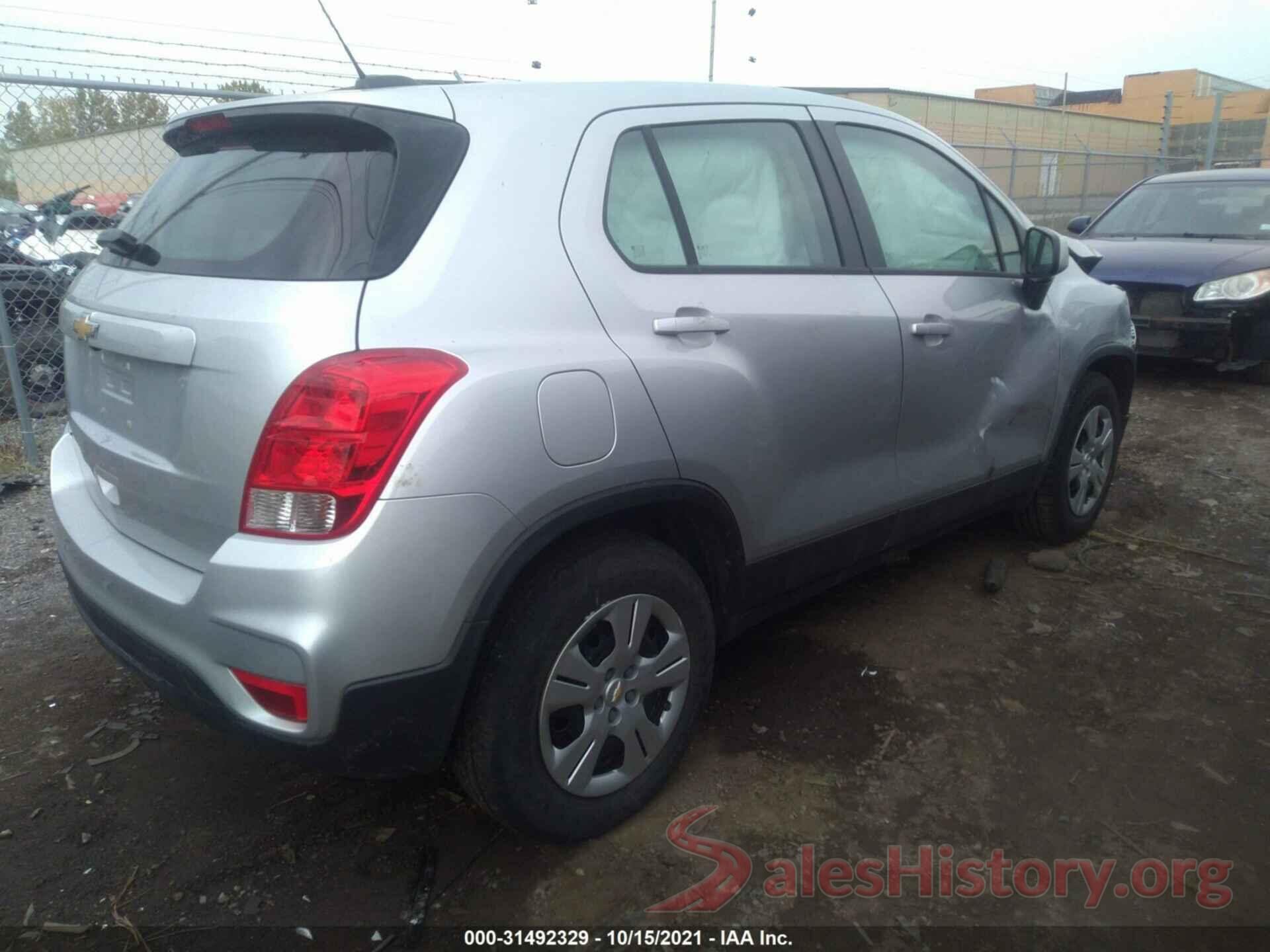 KL7CJKSB1HB130905 2017 CHEVROLET TRAX