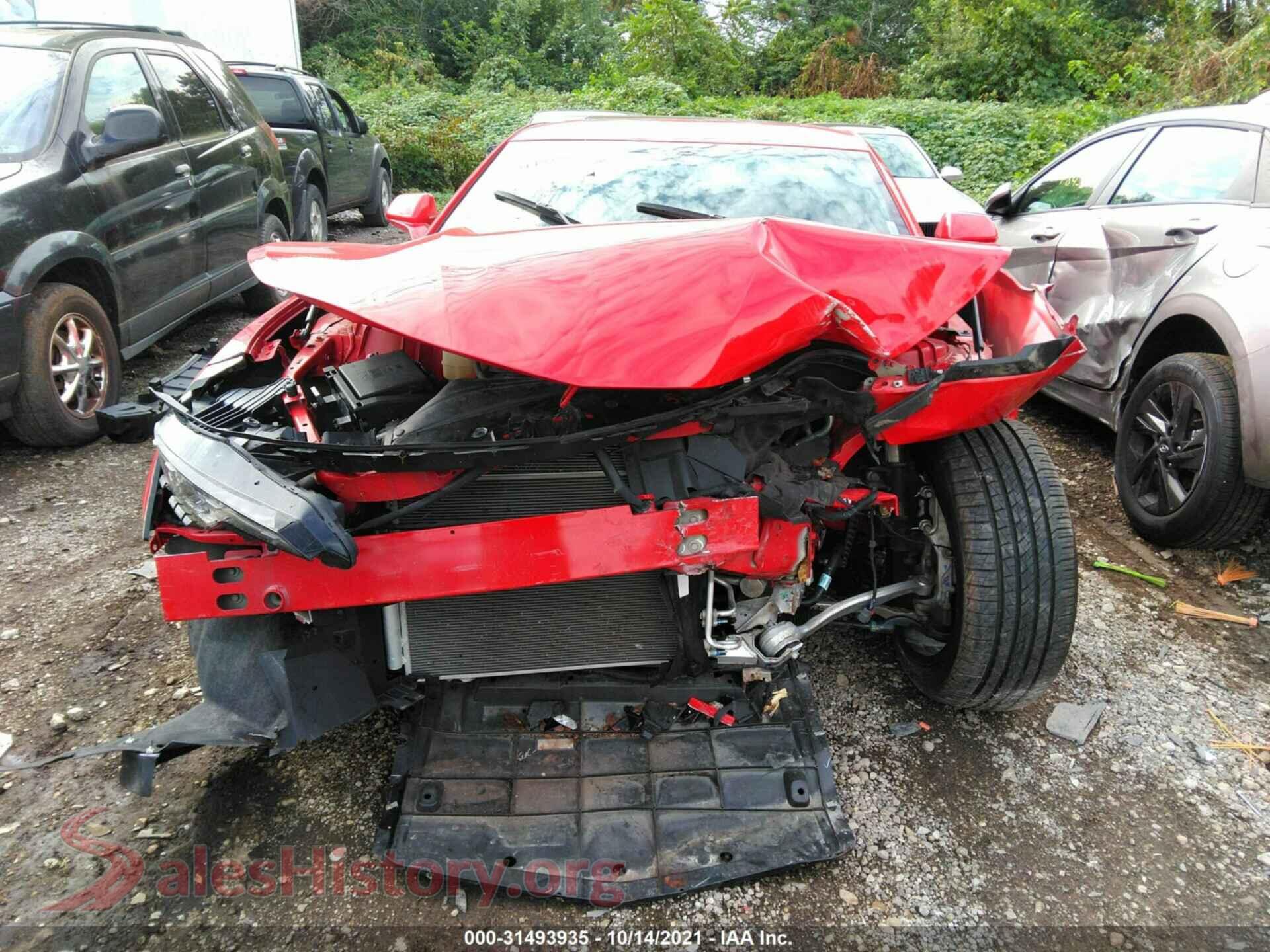 2019 CHEVROLET CAMARO VIN 1G1FB1RS5K0155251, rear passenger side