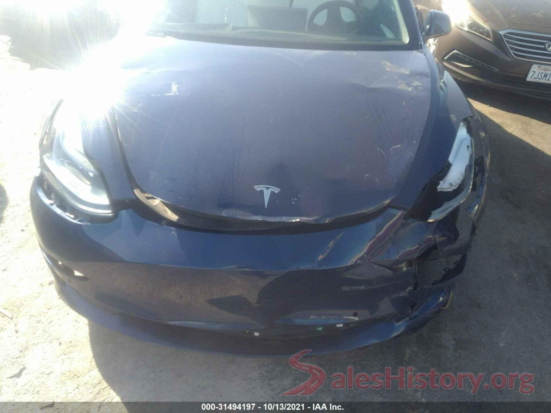 5YJ3E1EA1MF987432 2021 TESLA MODEL 3