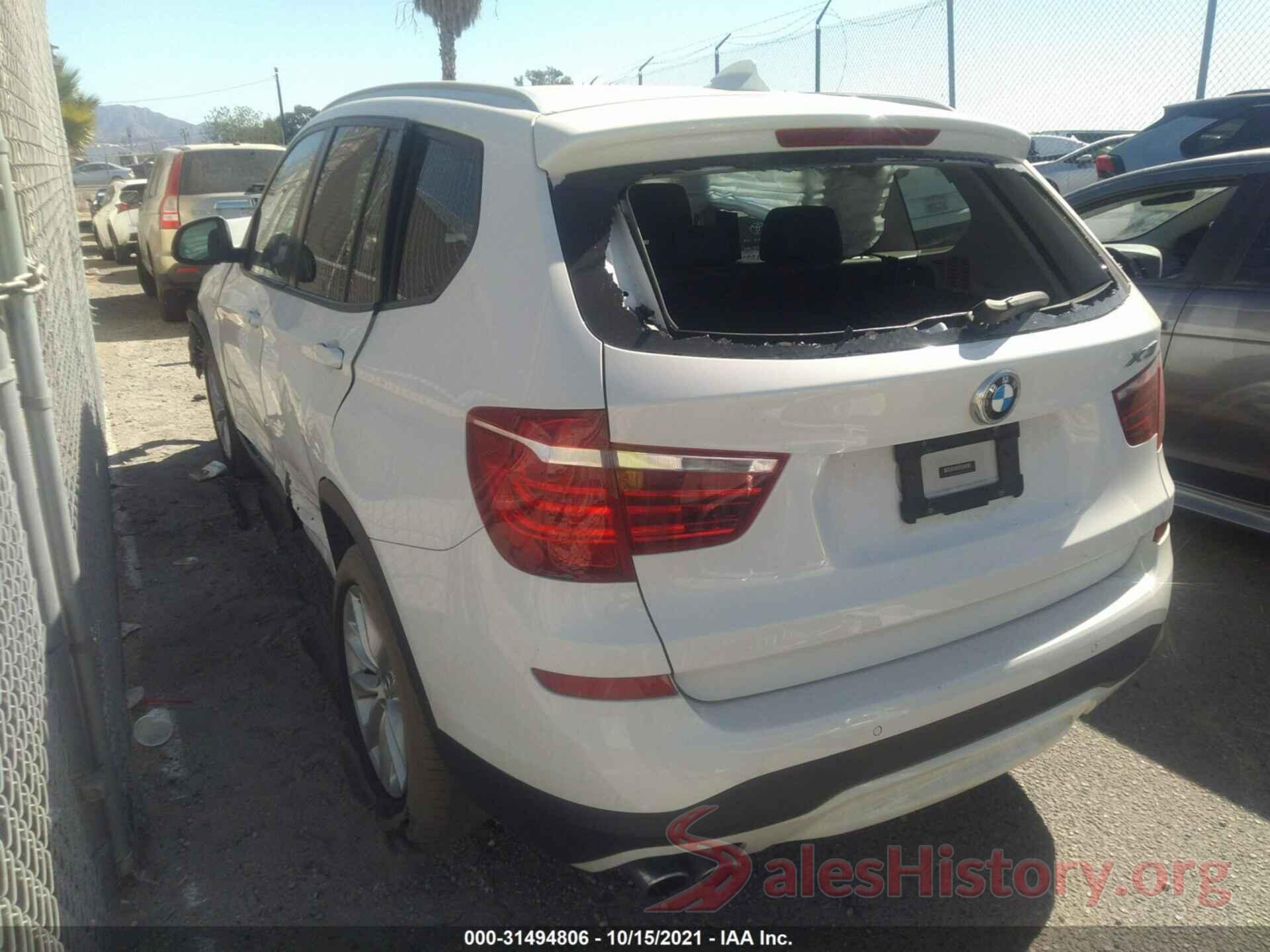 5UXWX9C51H0D98690 2017 BMW X3