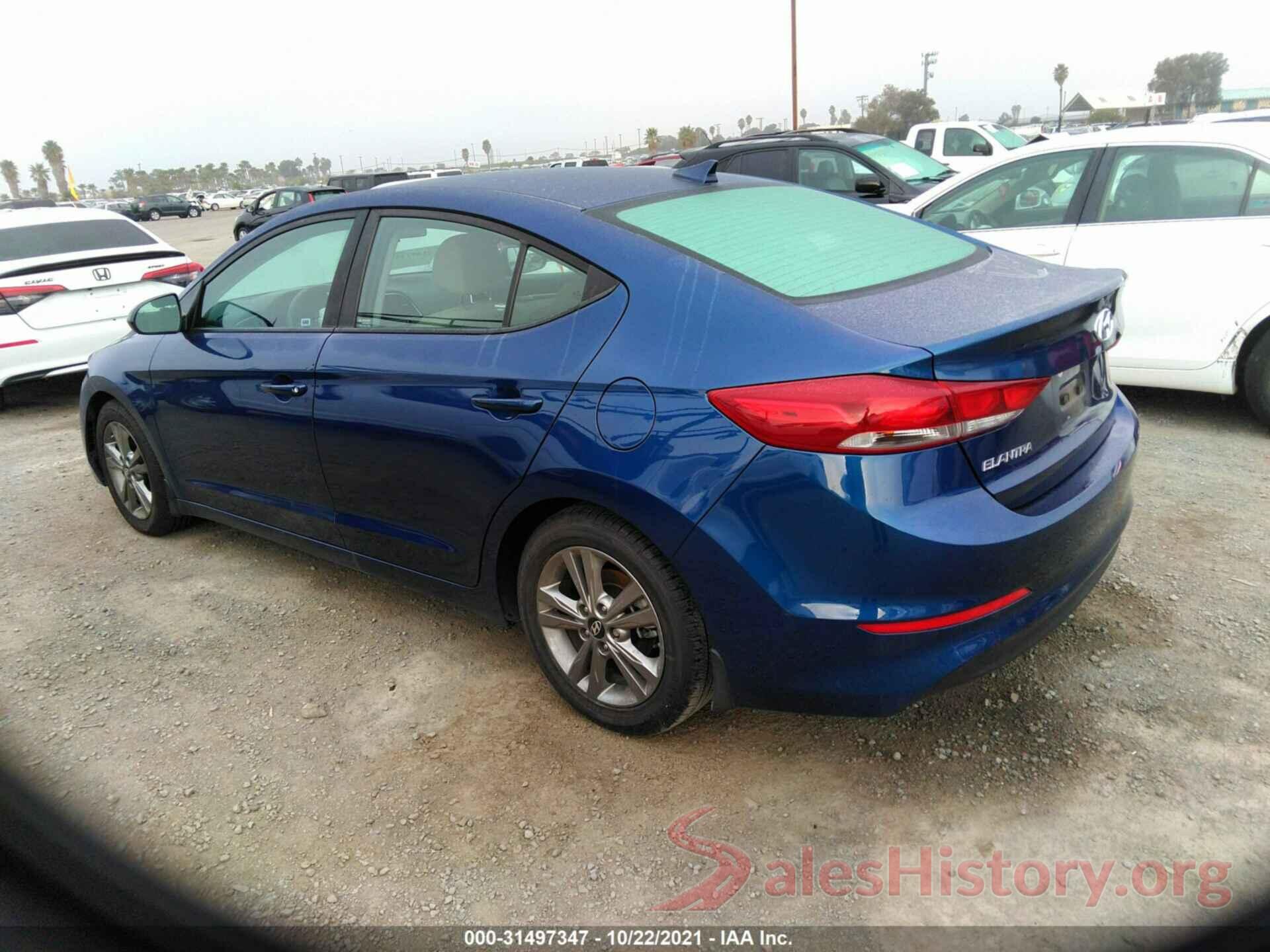 5NPD84LF7JH359271 2018 HYUNDAI ELANTRA