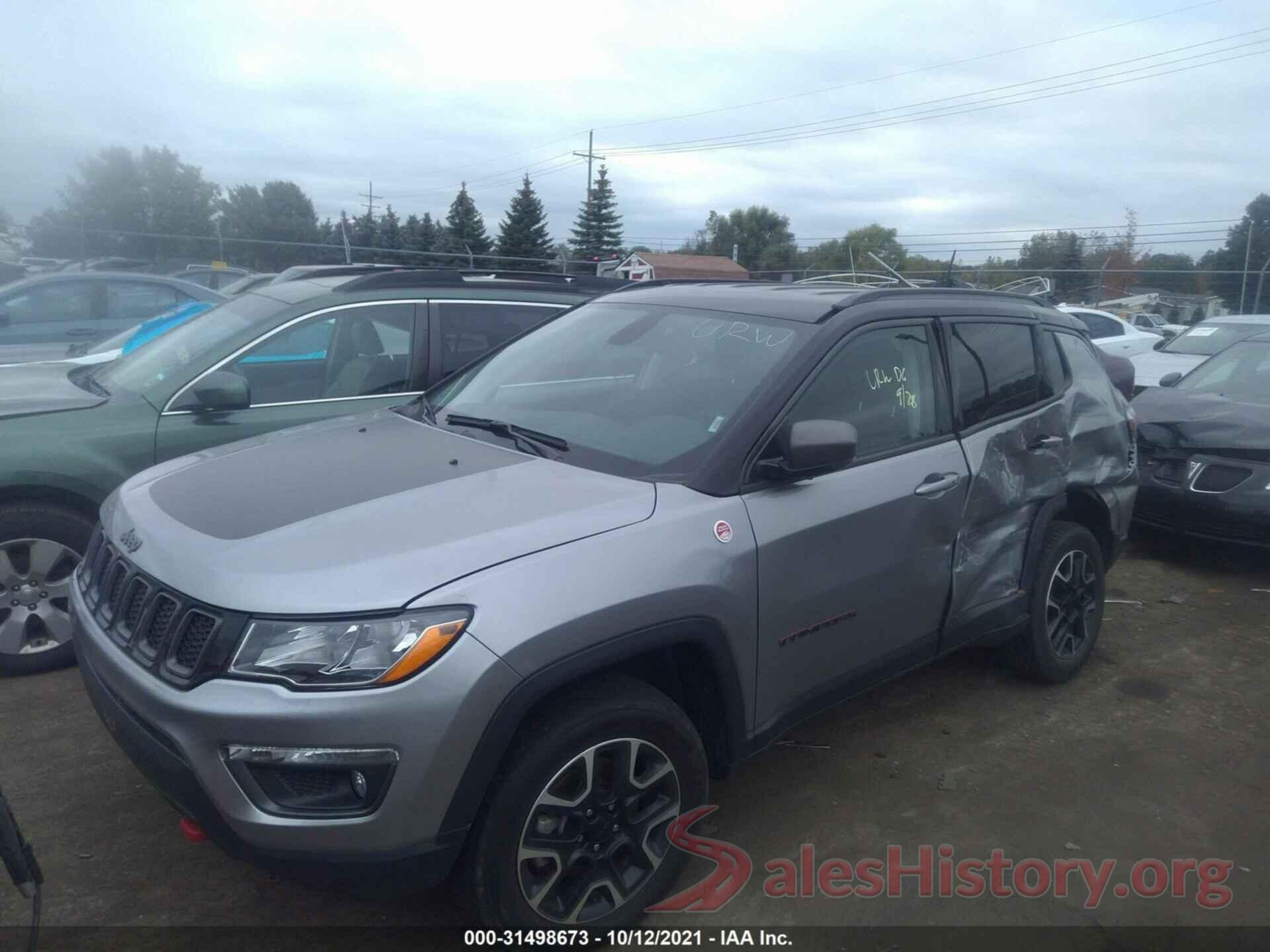 3C4NJDDB2LT207907 2020 JEEP COMPASS