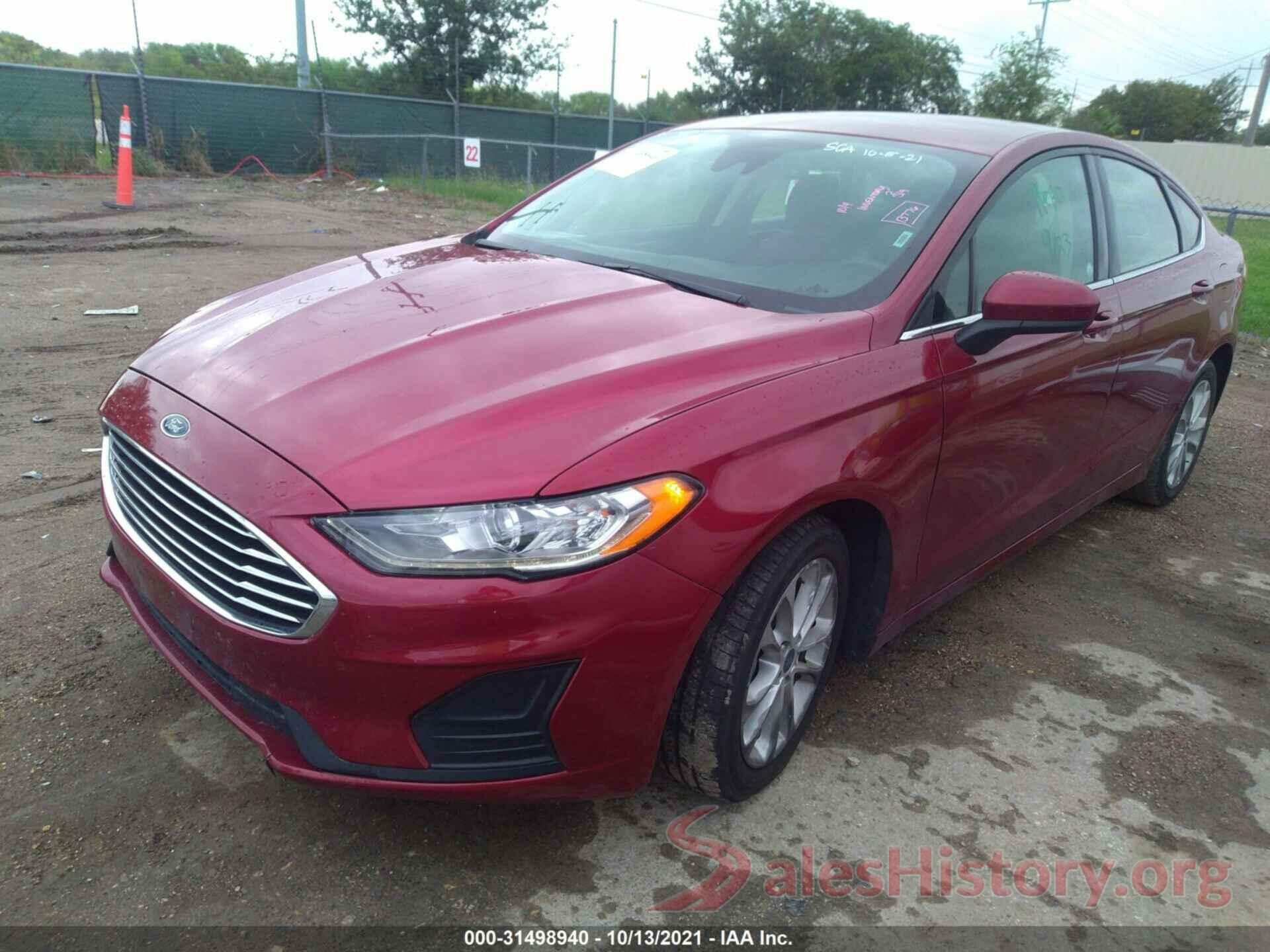 3FA6P0LU6KR256687 2019 FORD FUSION HYBRID