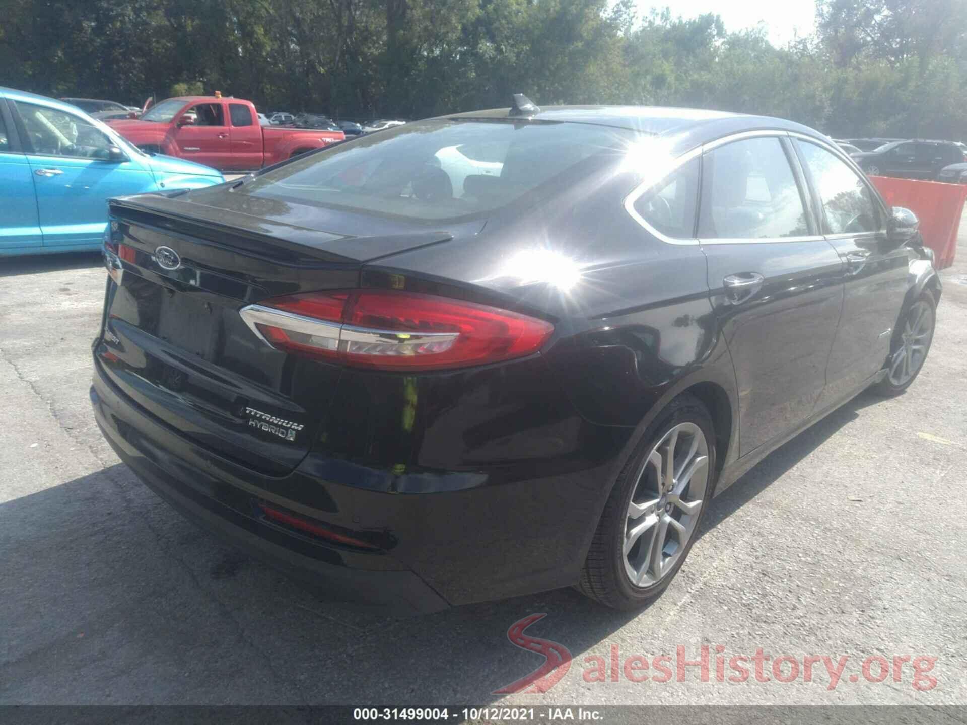 3FA6P0RU3KR259862 2019 FORD FUSION HYBRID